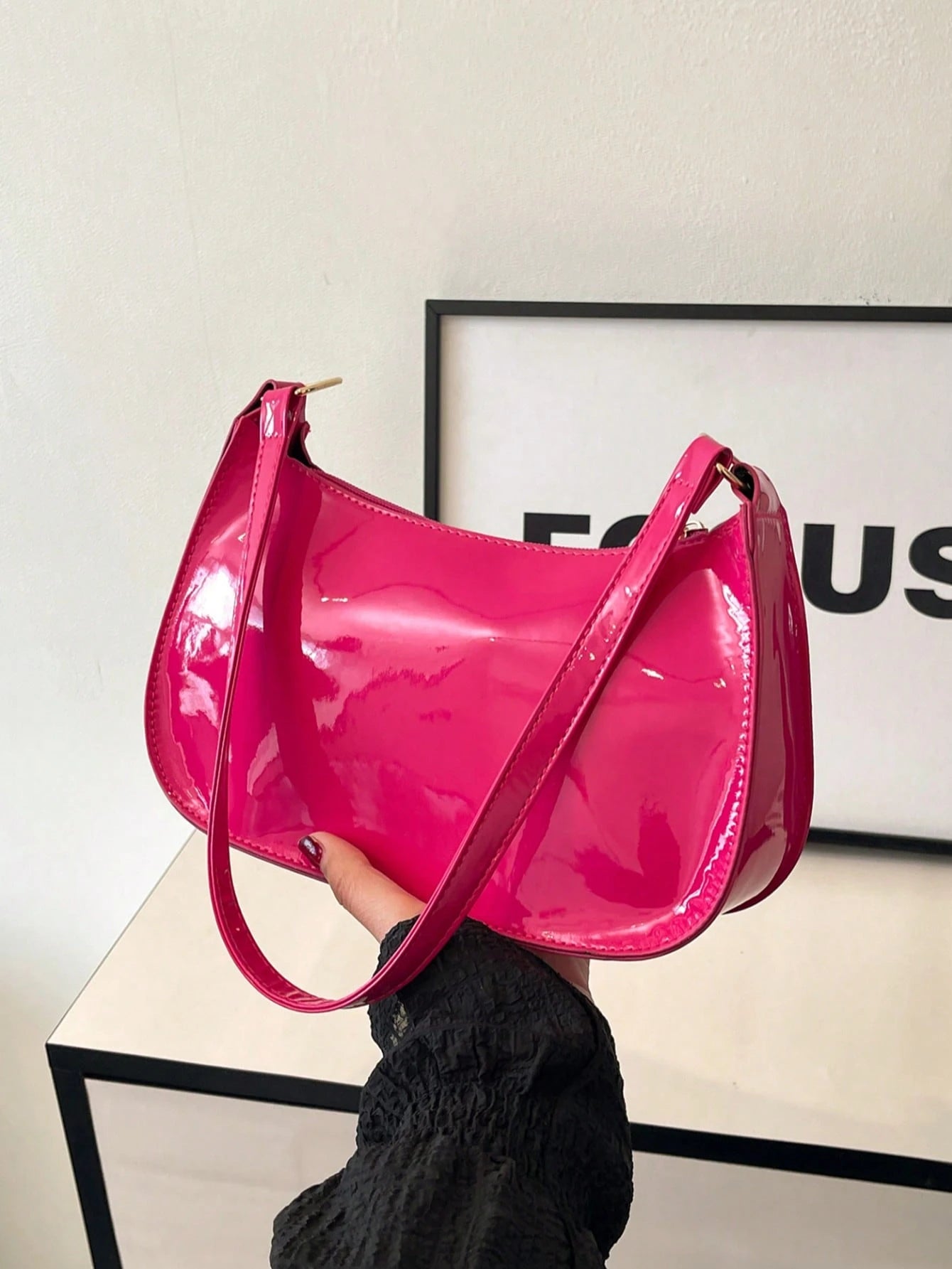 Irene – Minimalist Faux Leather Shoulder Bag