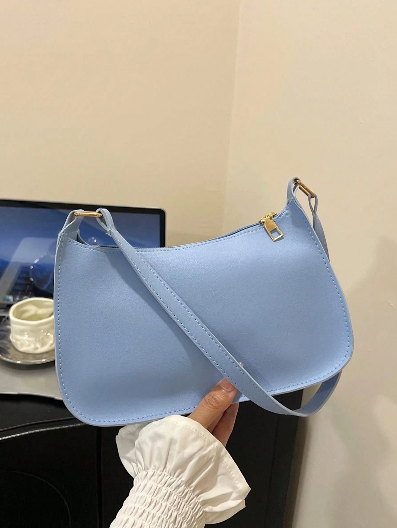 Irene – Minimalist Faux Leather Shoulder Bag
