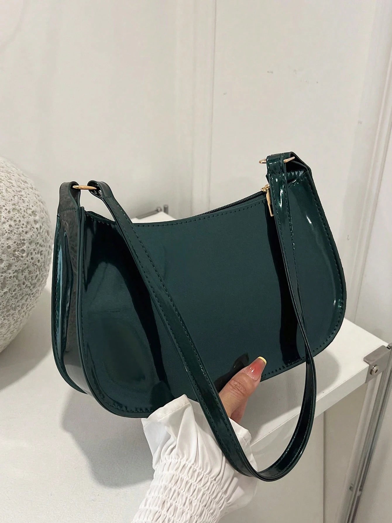 Irene – Minimalist Faux Leather Shoulder Bag