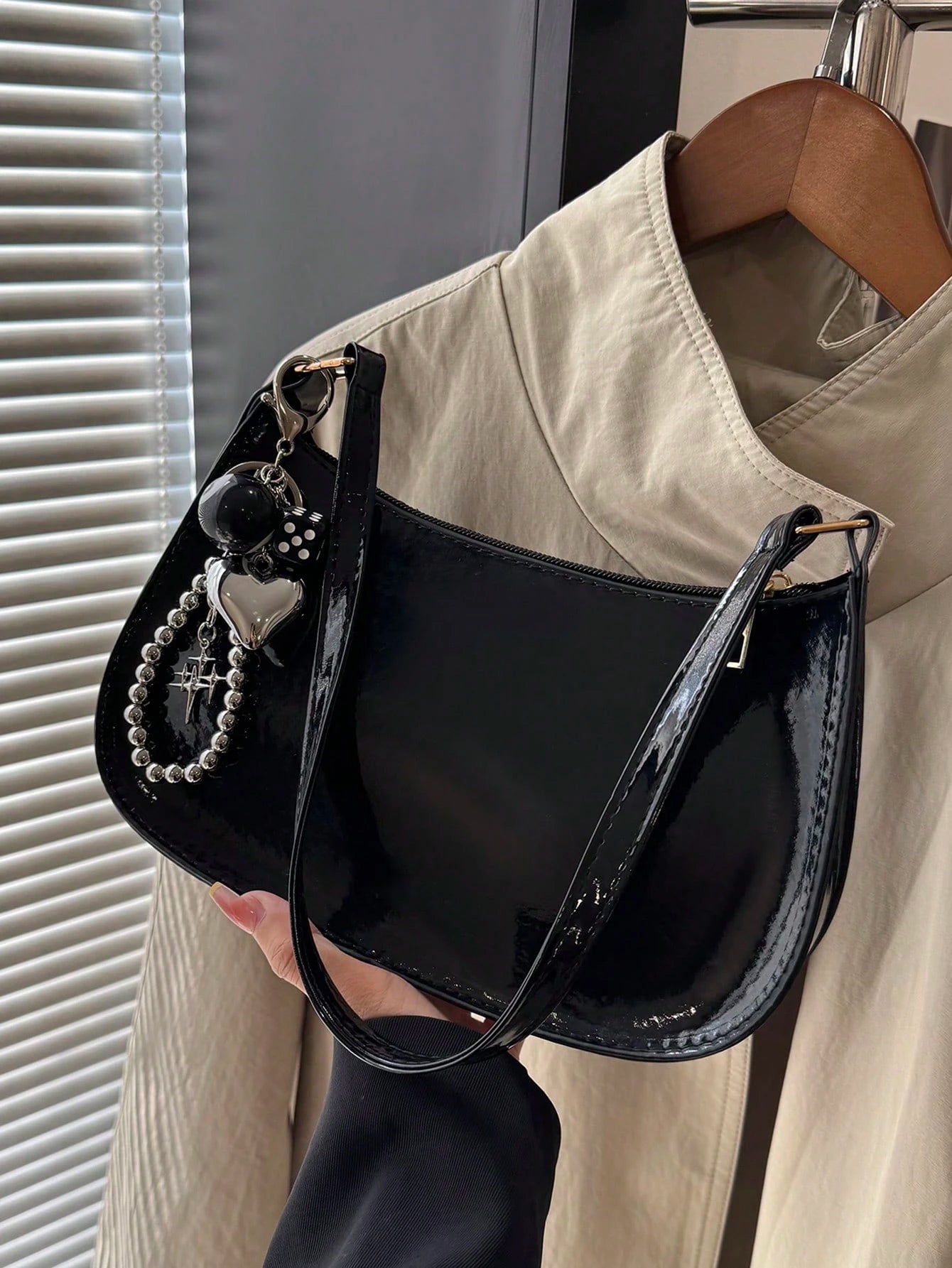 Irene – Minimalist Faux Leather Shoulder Bag