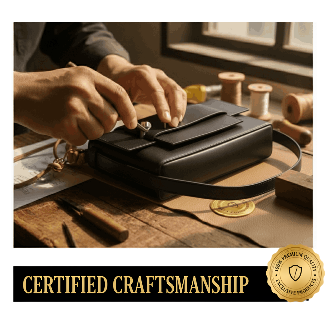 Irene – Premium Woven Leather Timeless Minimalist Crossbody Bag