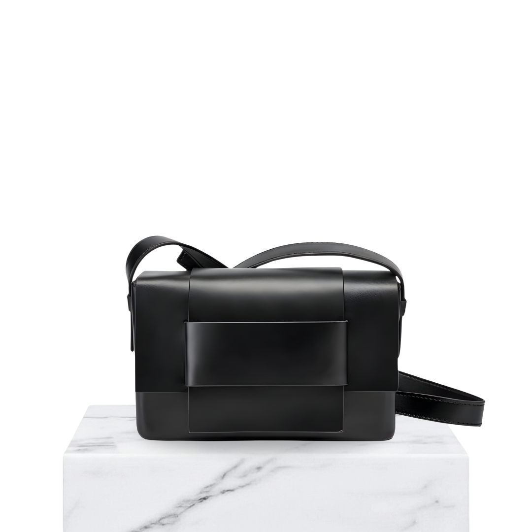 Irene – Premium Woven Leather Timeless Minimalist Crossbody Bag