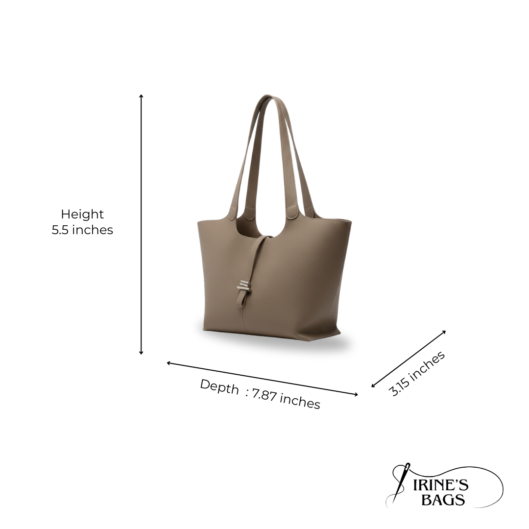 Irene – Elegant & Functional Genuine Leather Office Tote