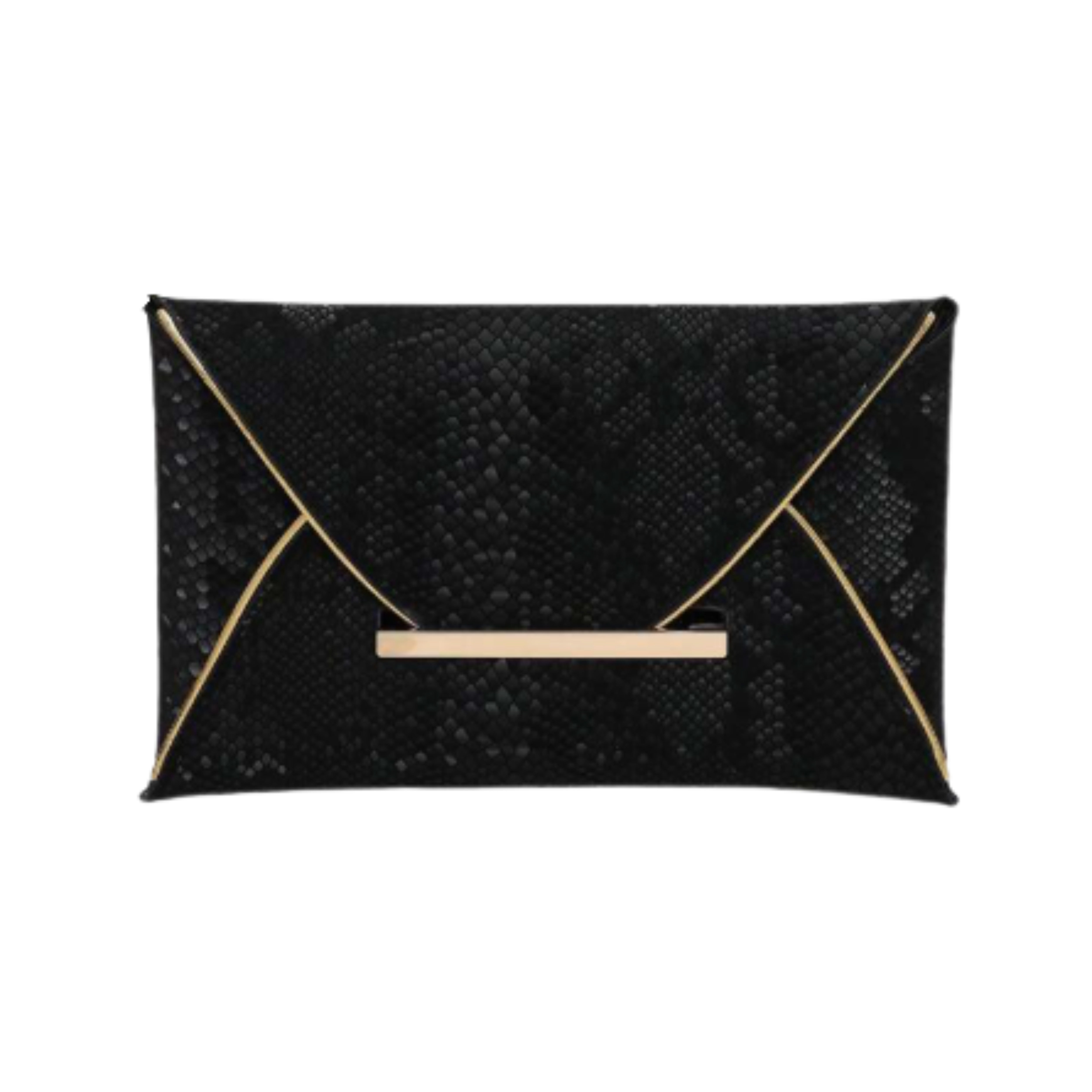 Irene – Elegant Crocodile Print PU Clutch