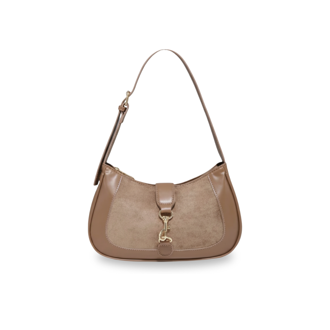 Irene – Premium Leather Minimalist Crescent-Shaped Shoulder Bag
