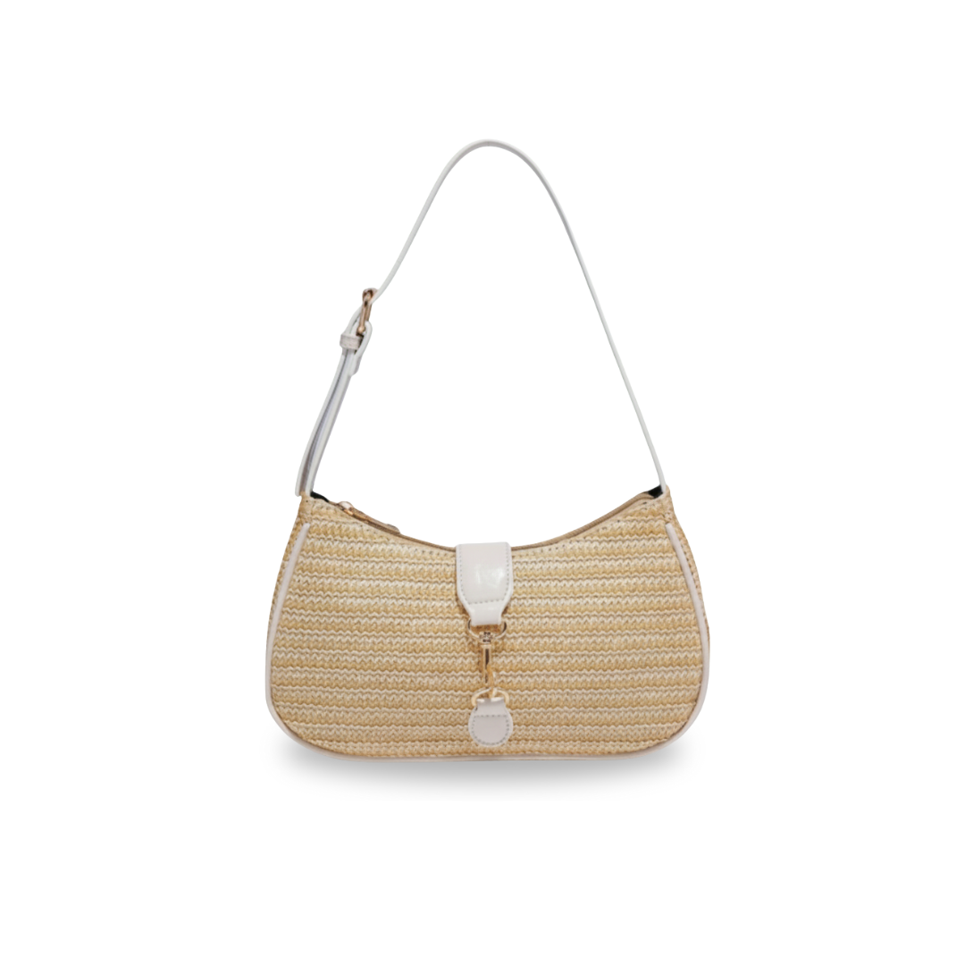 Irene – Premium Leather Minimalist Crescent-Shaped Shoulder Bag