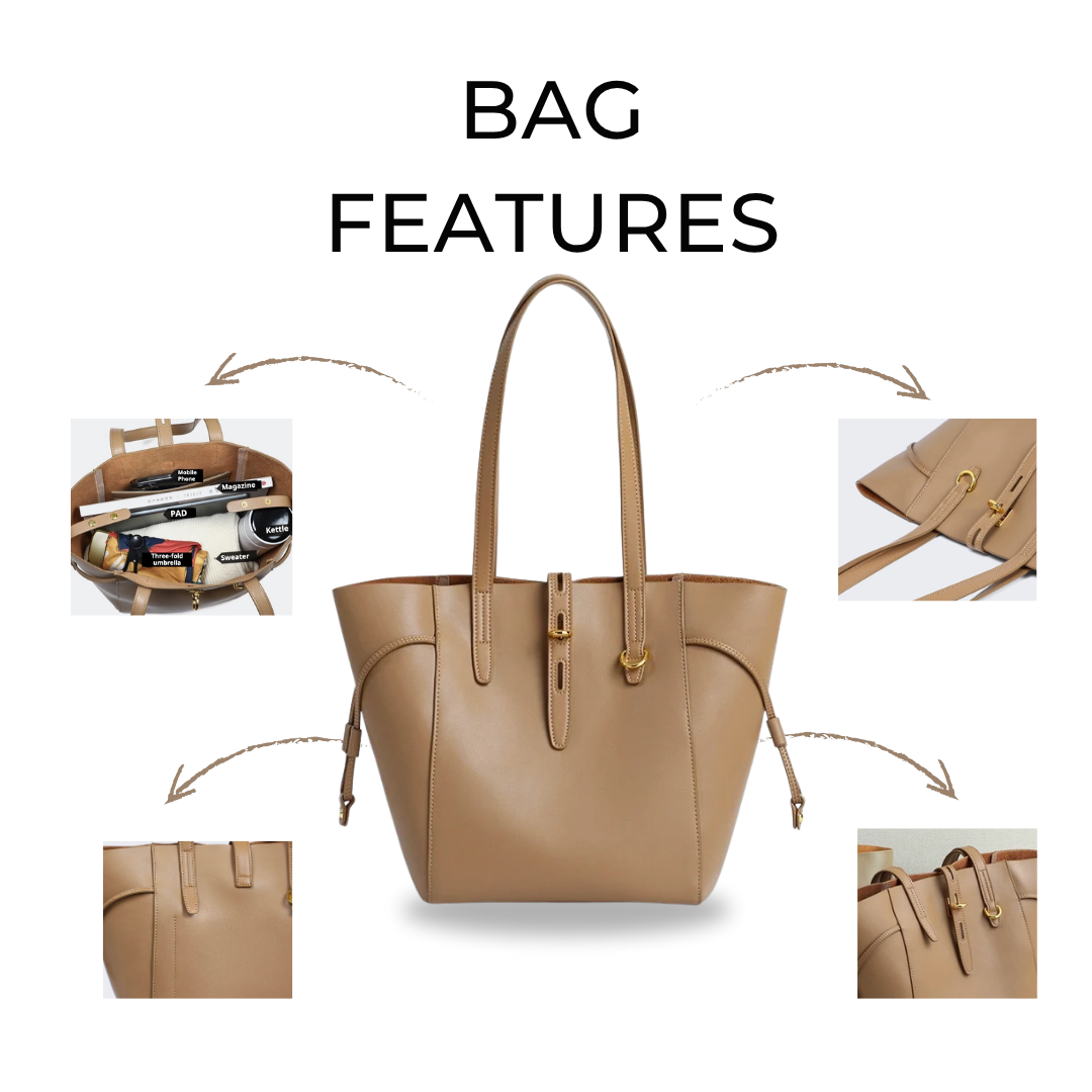 Irene – Versatile Premium Leather Tote Bag