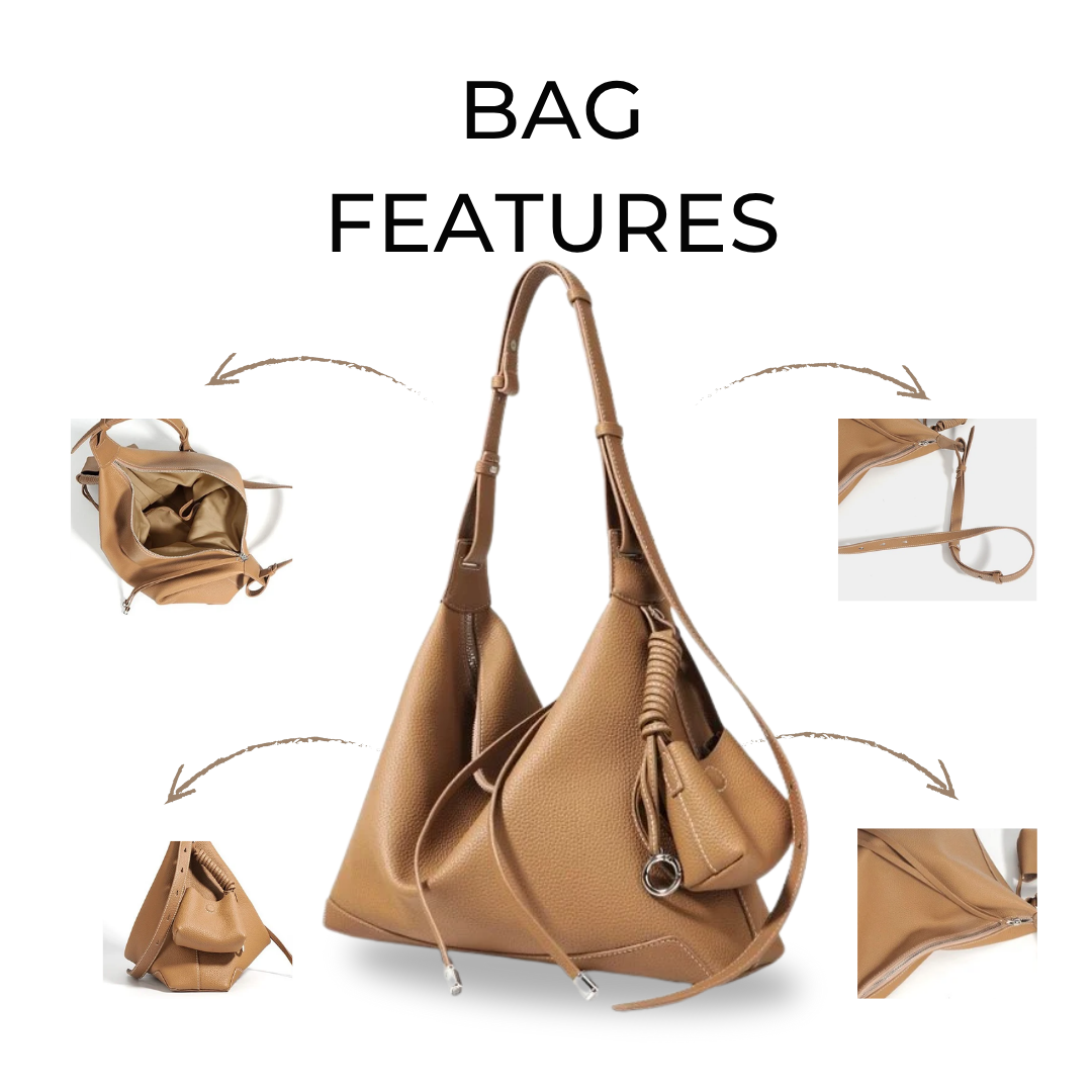 Irene – Genuine Leather Dumpling Tote Bag