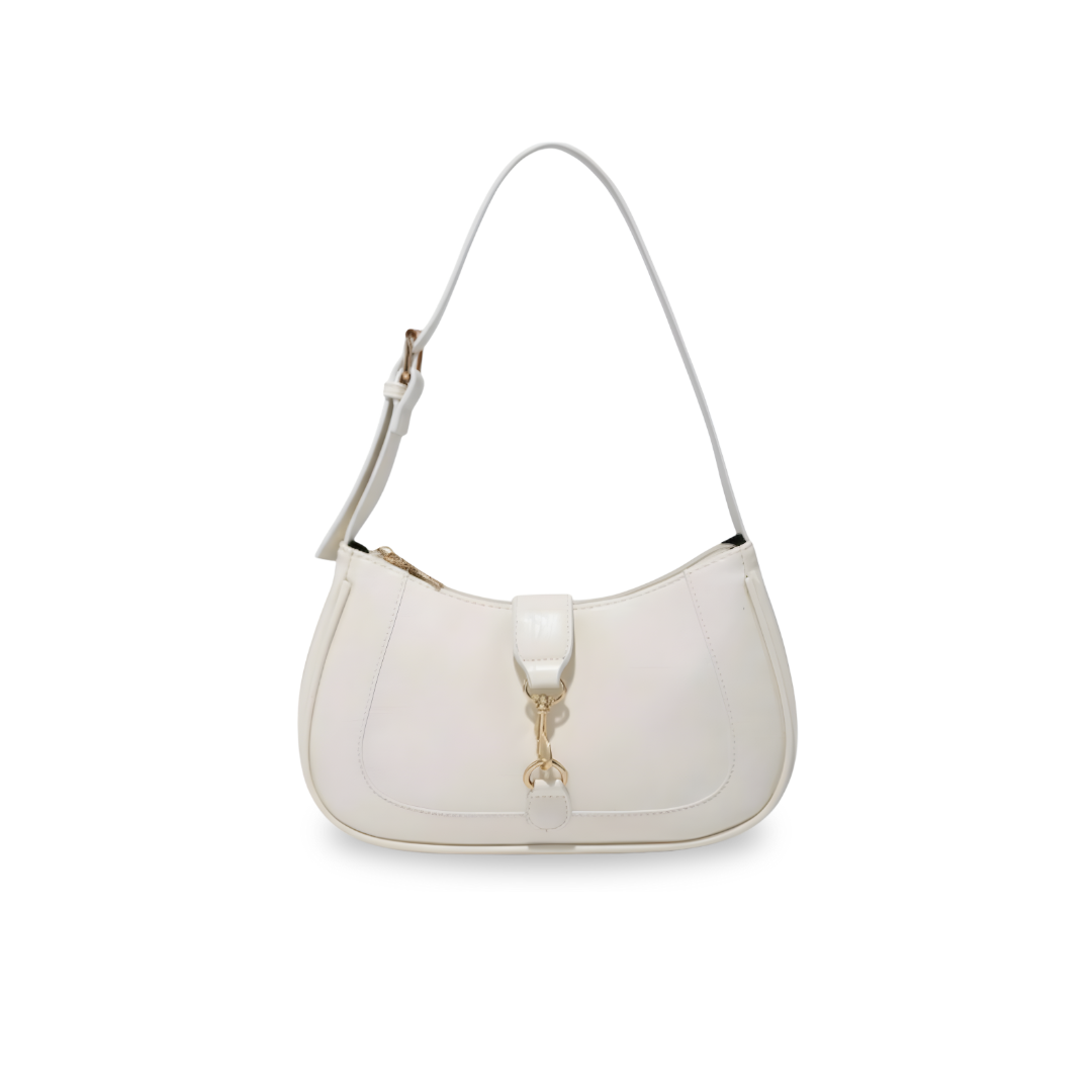 Irene – Premium Leather Minimalist Crescent-Shaped Shoulder Bag