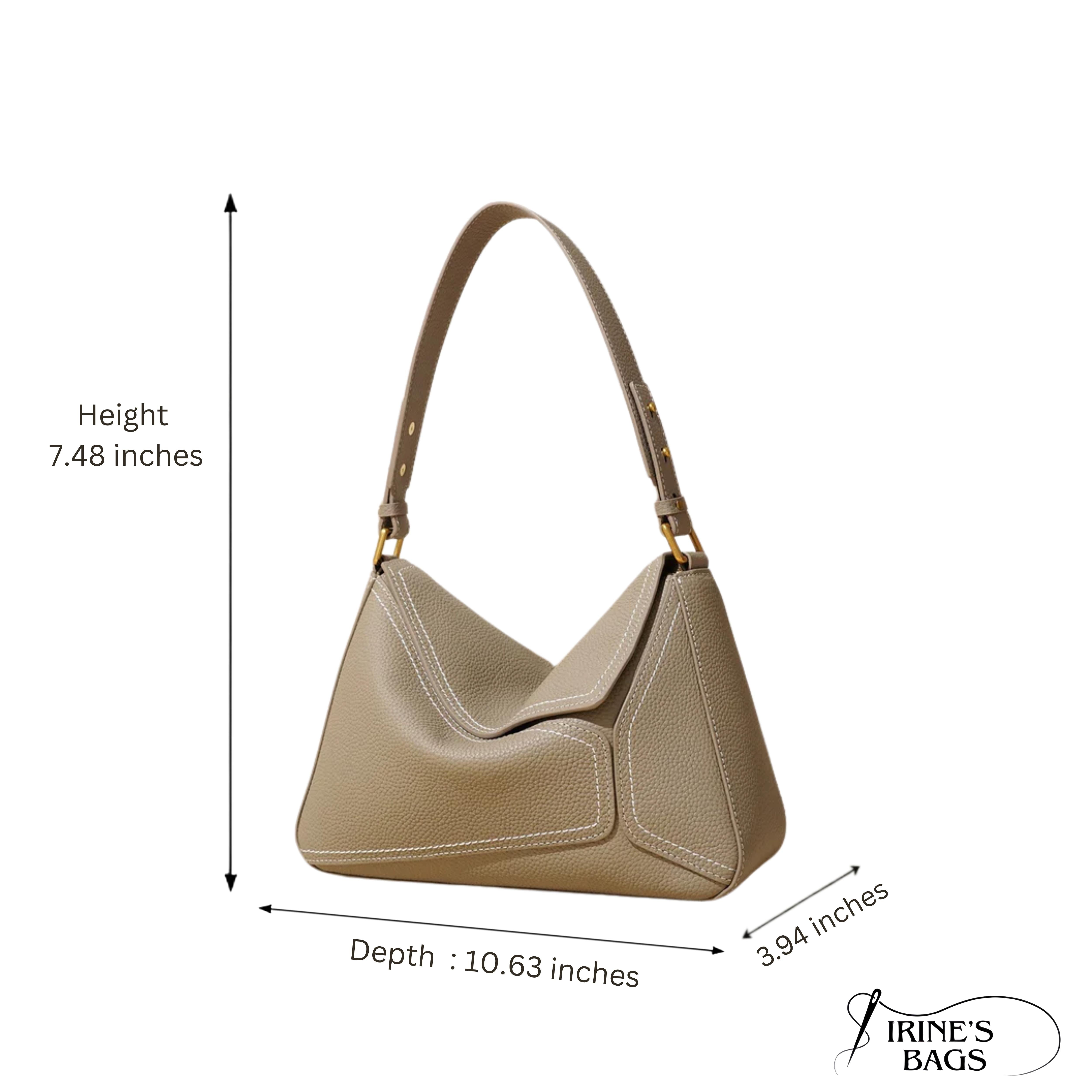 Irene – Sleek & Versatile Leather Shoulder Bag