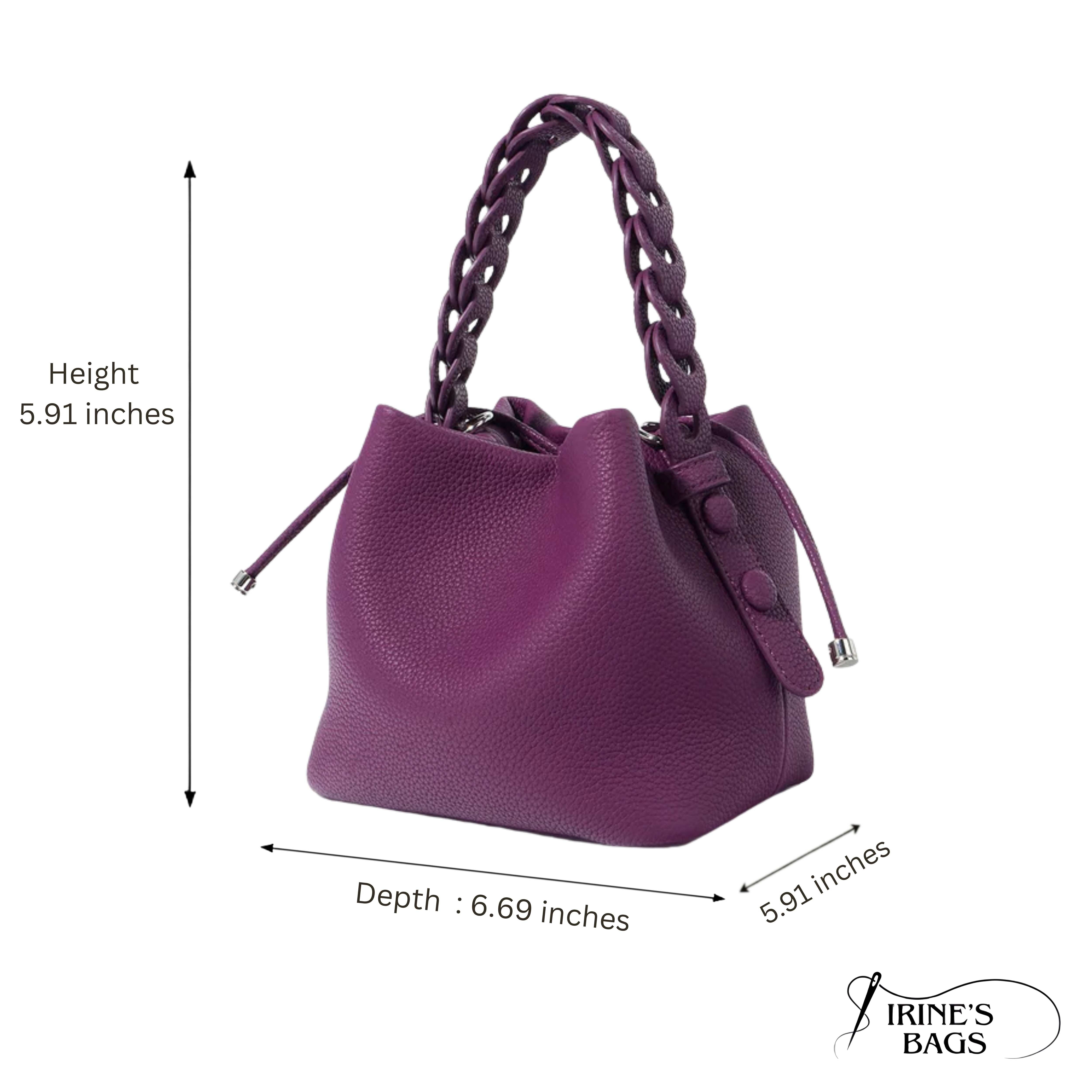 Irene – Stylish & Practical Leather Handheld Bag