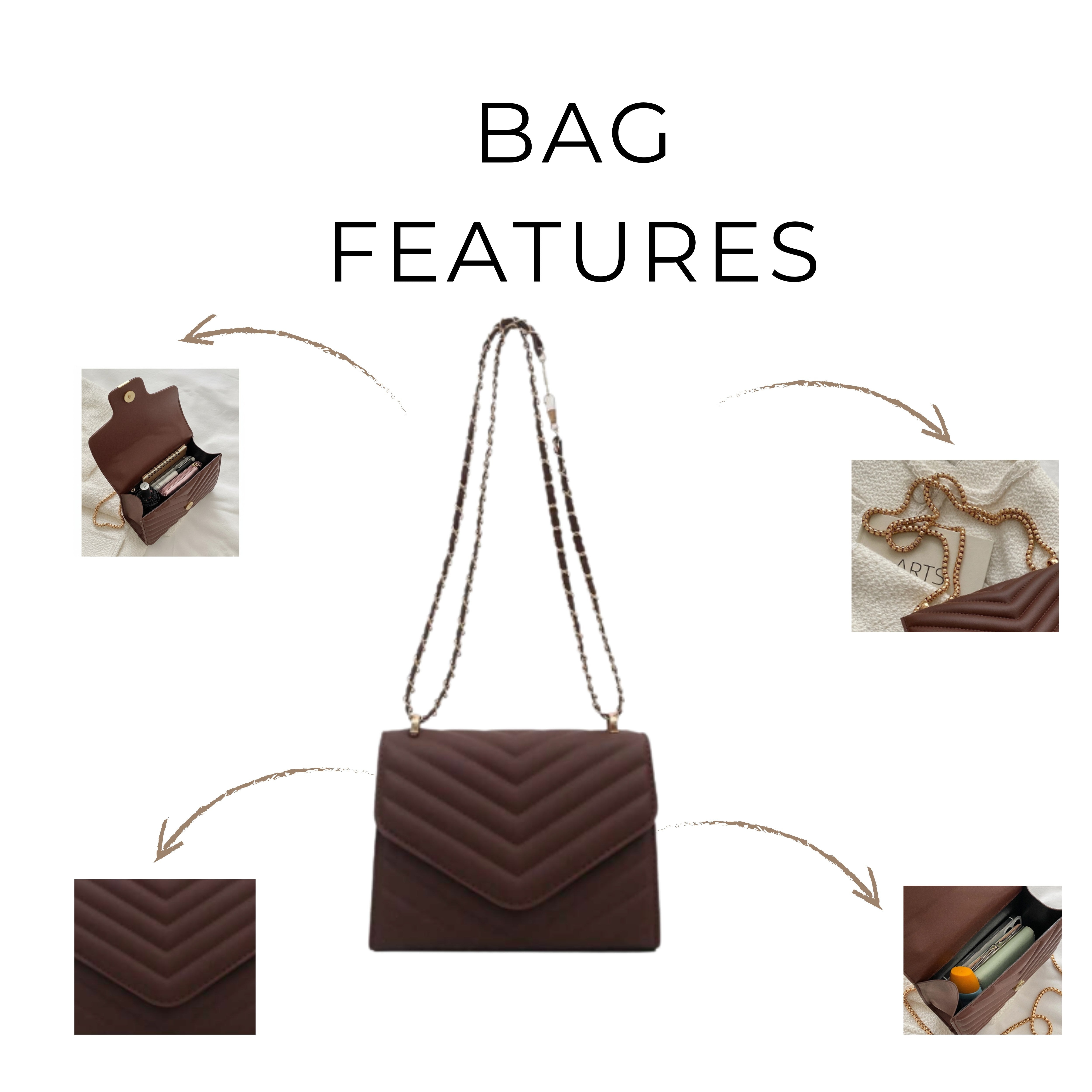 Irene – Classic Design Mini Chain Flap Bag