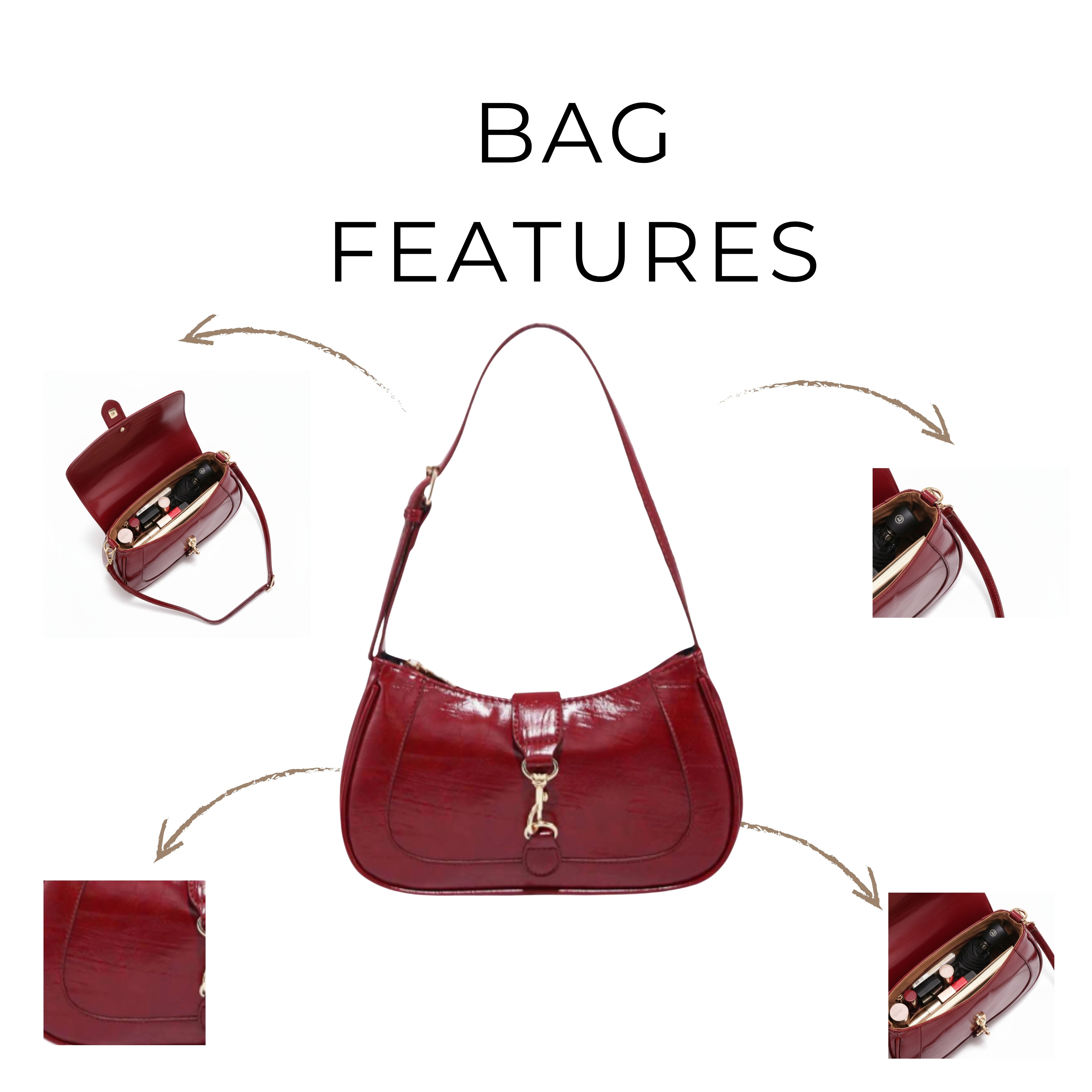Irene – Minimalist Crescent Shape Shoulder Bag