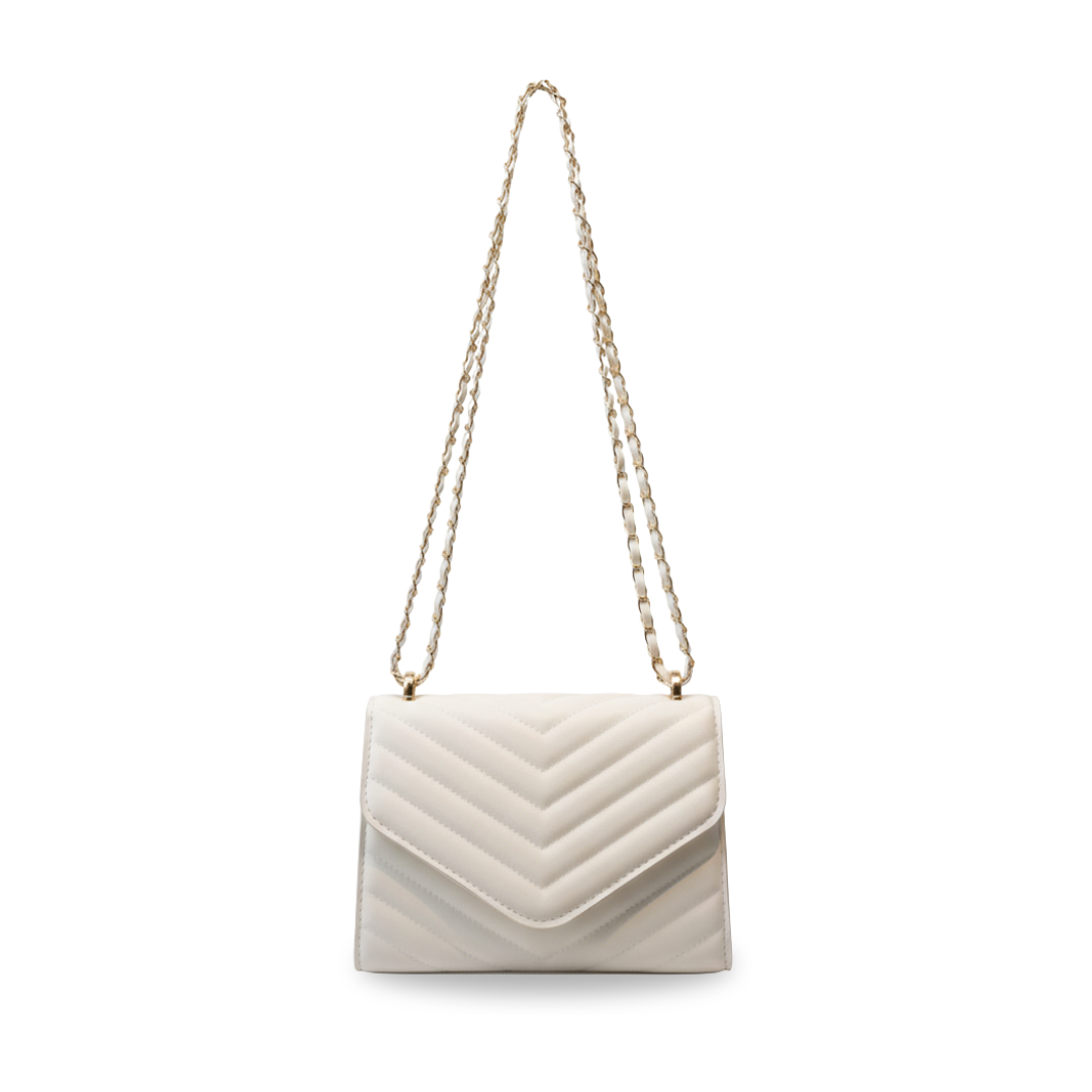 Irene – Mini Chain Flap Bag with Classic Leather Design