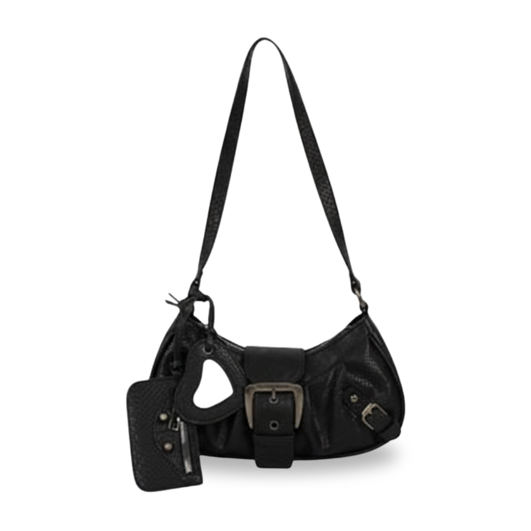 Irene – Festival-Ready Gothic Leather Shoulder Bag
