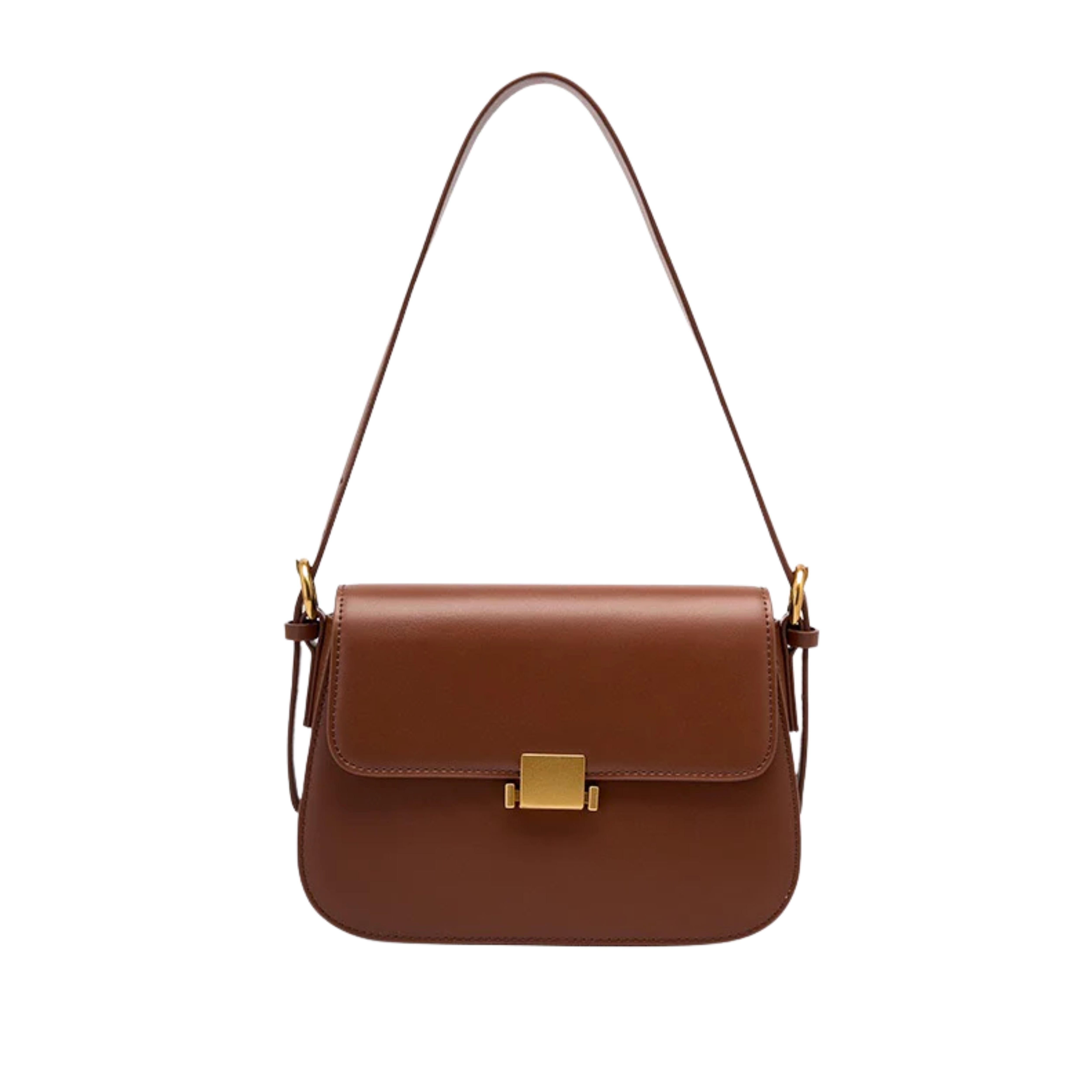 Irene – Elegant Minimalist Genuine Leather Shoulder Bag
