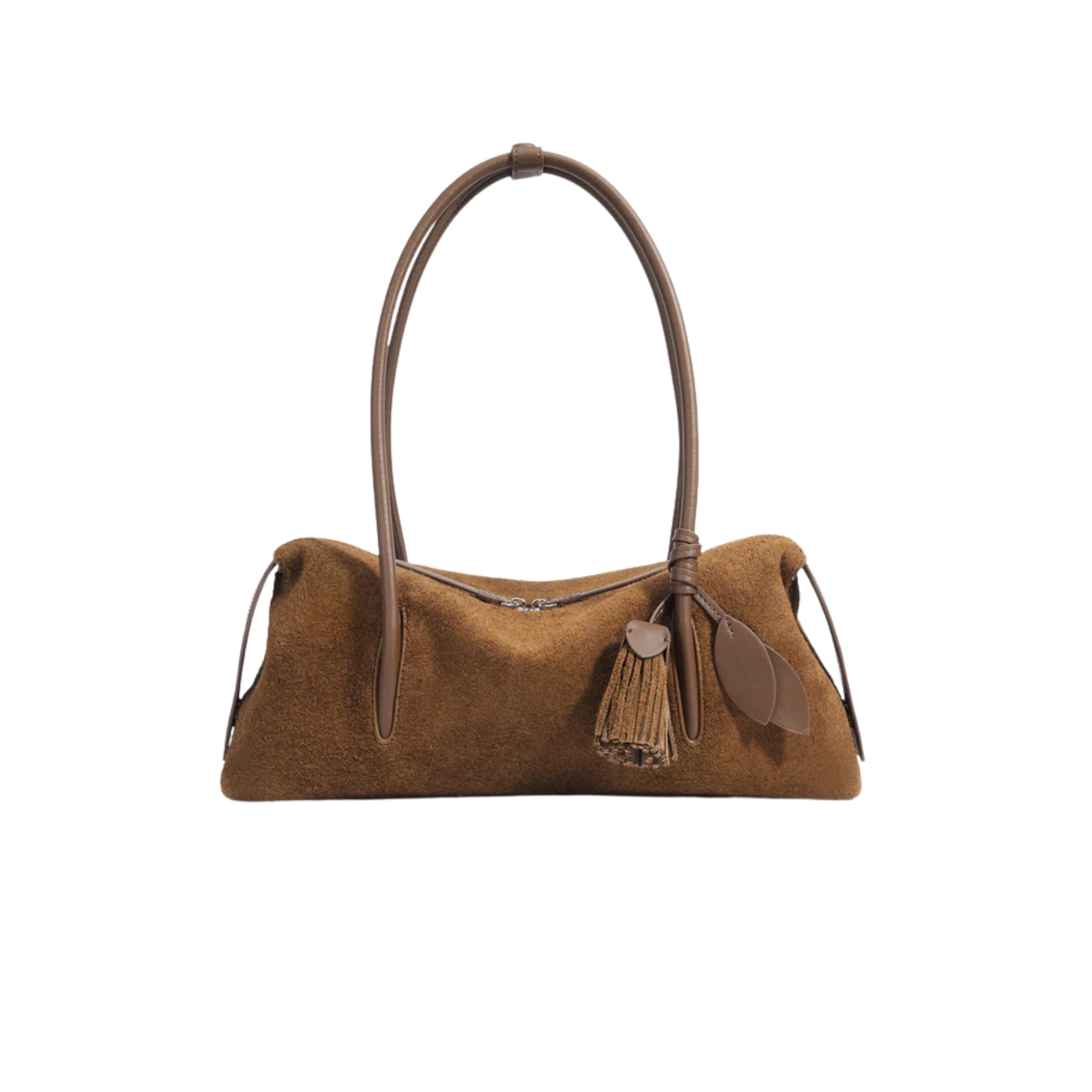 Irene – Modern Matte Leather Tassel Shoulder Bag