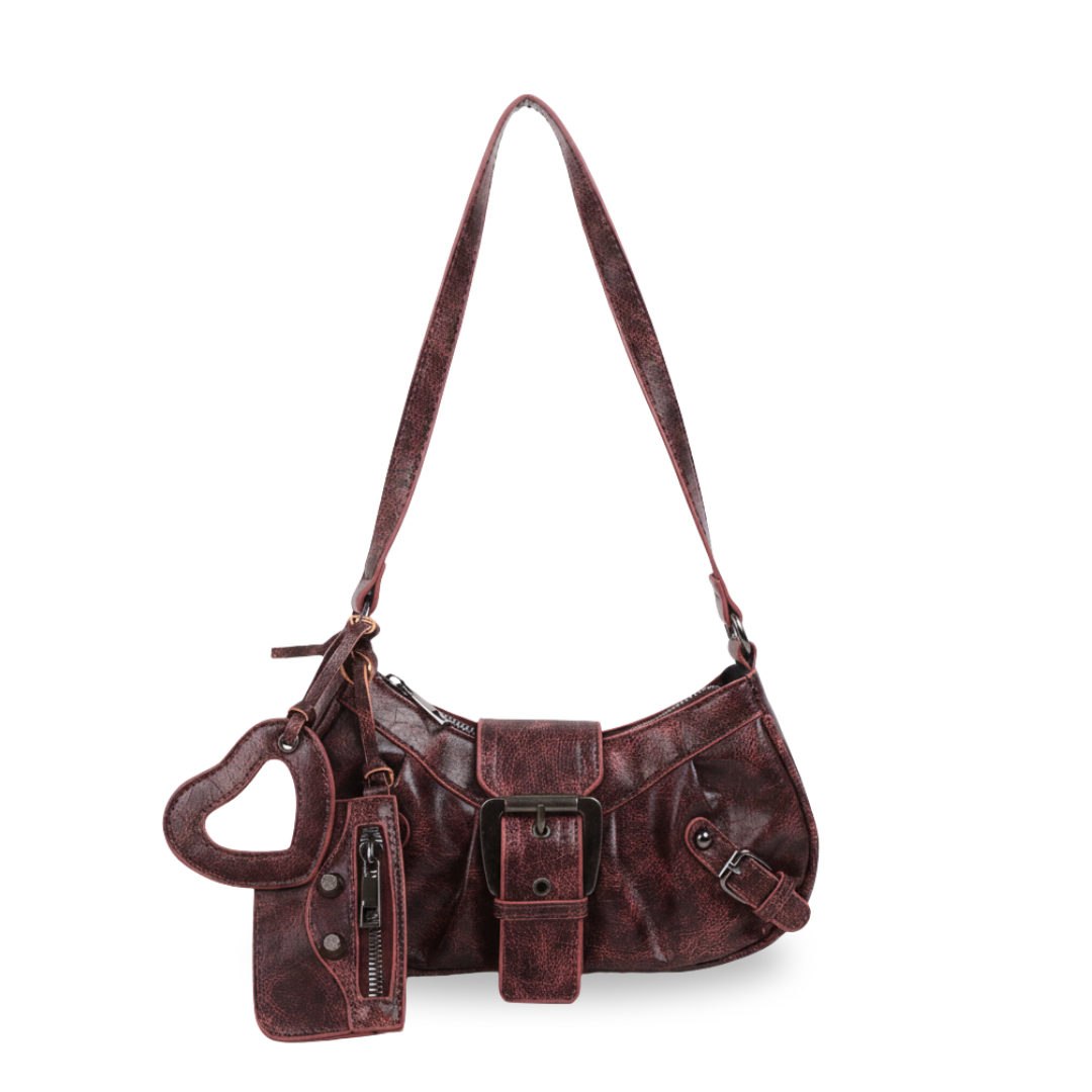 Irene – Festival-Ready Gothic Leather Shoulder Bag