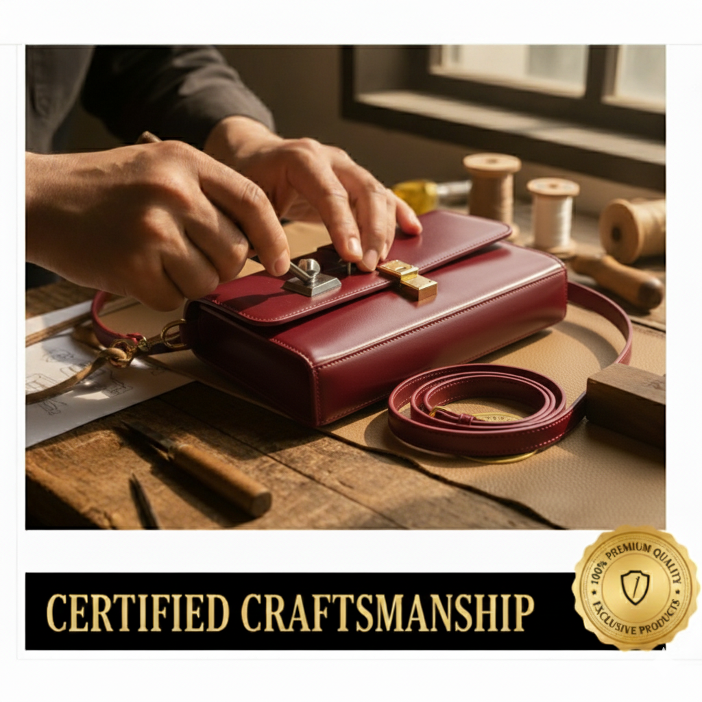 Irene – Vintage-Inspired Genuine Leather Baguette Shoulder Bag