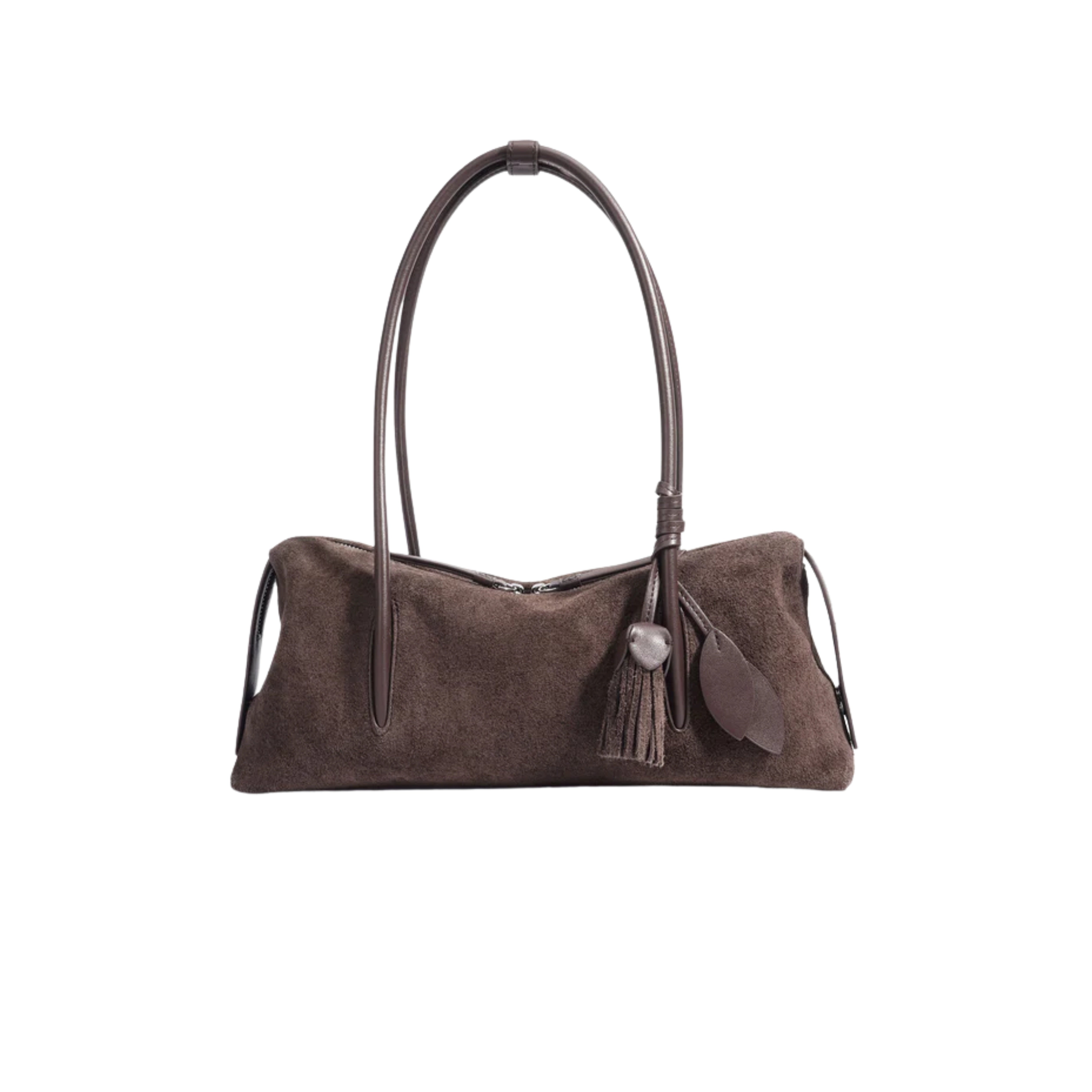 Irene – Modern Matte Leather Tassel Shoulder Bag