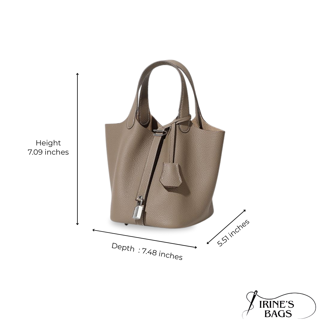 Irene – Lightweight Stylish Leather Bucket Bag