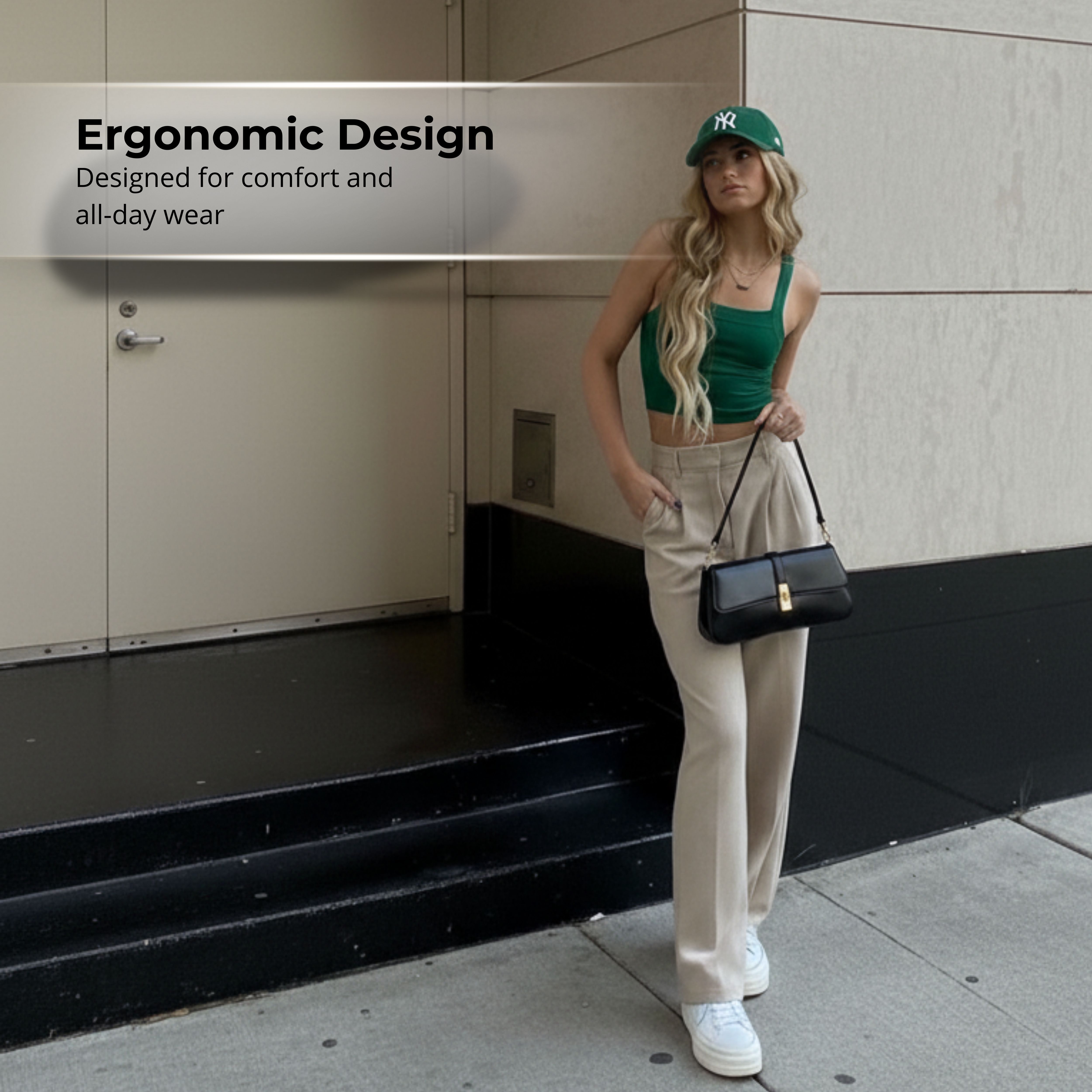 Irene – Vintage-Inspired Genuine Leather Baguette Shoulder Bag