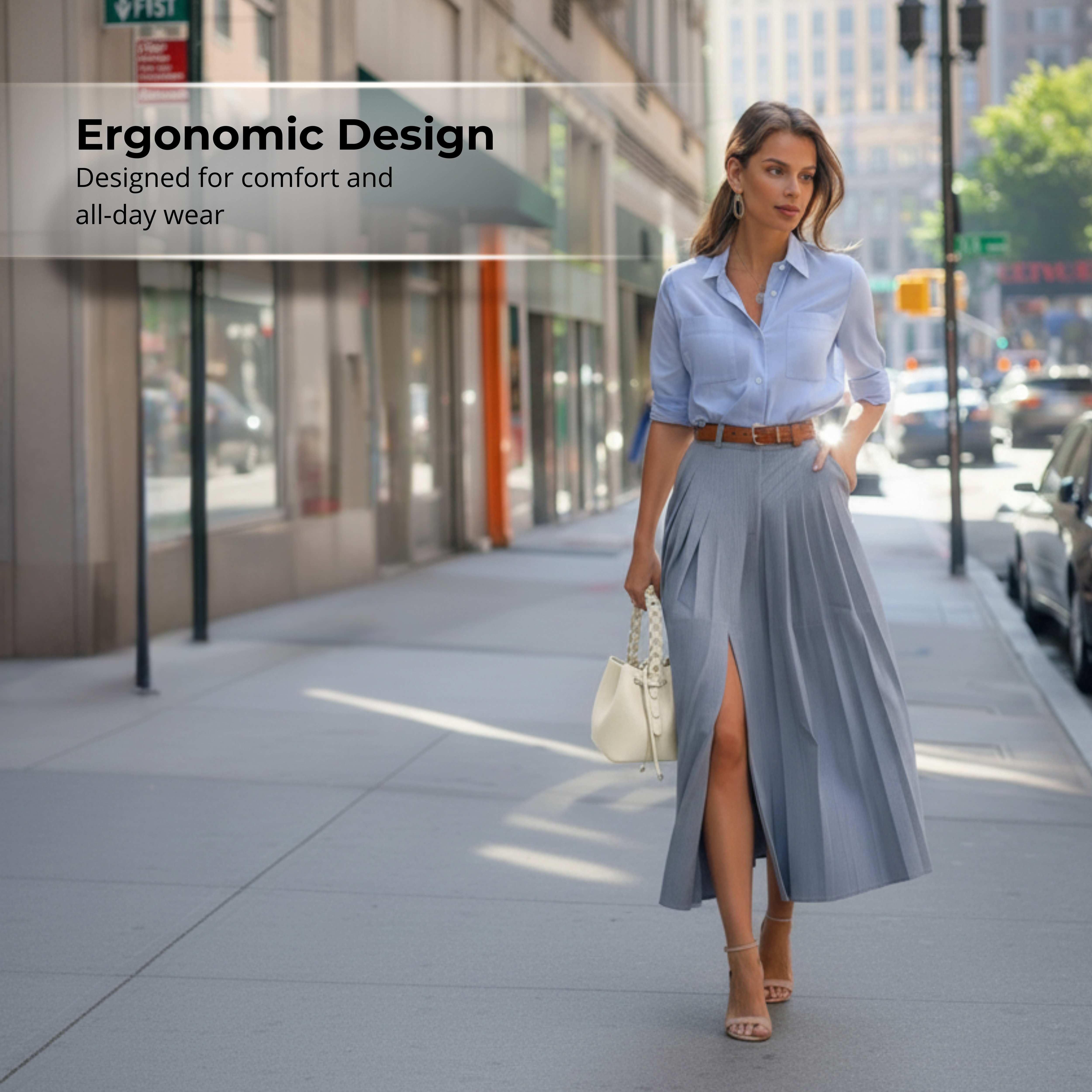Irene – Stylish & Practical Leather Handheld Bag