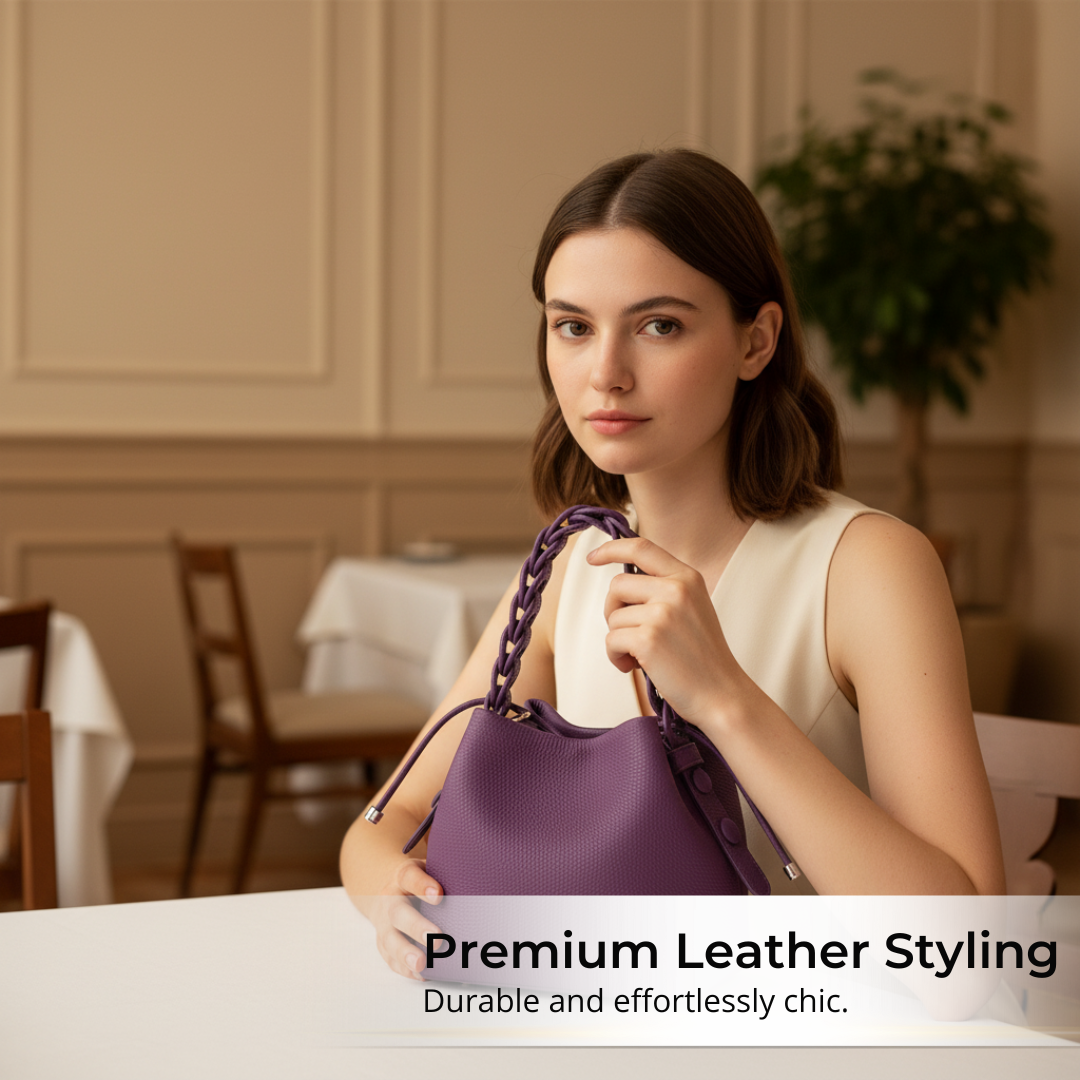 Irene – Stylish & Practical Premium Leather Handheld Bag