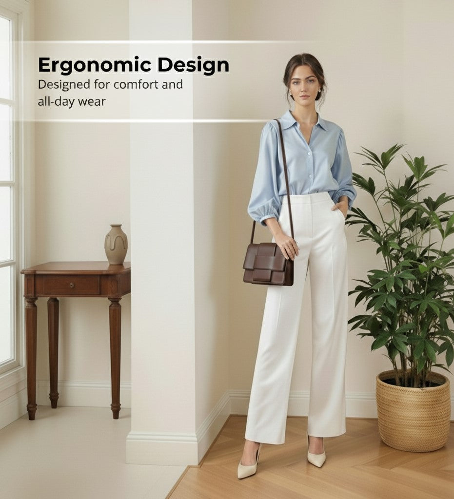 Irene – Timeless Minimalist Woven Leather Crossbody Bag