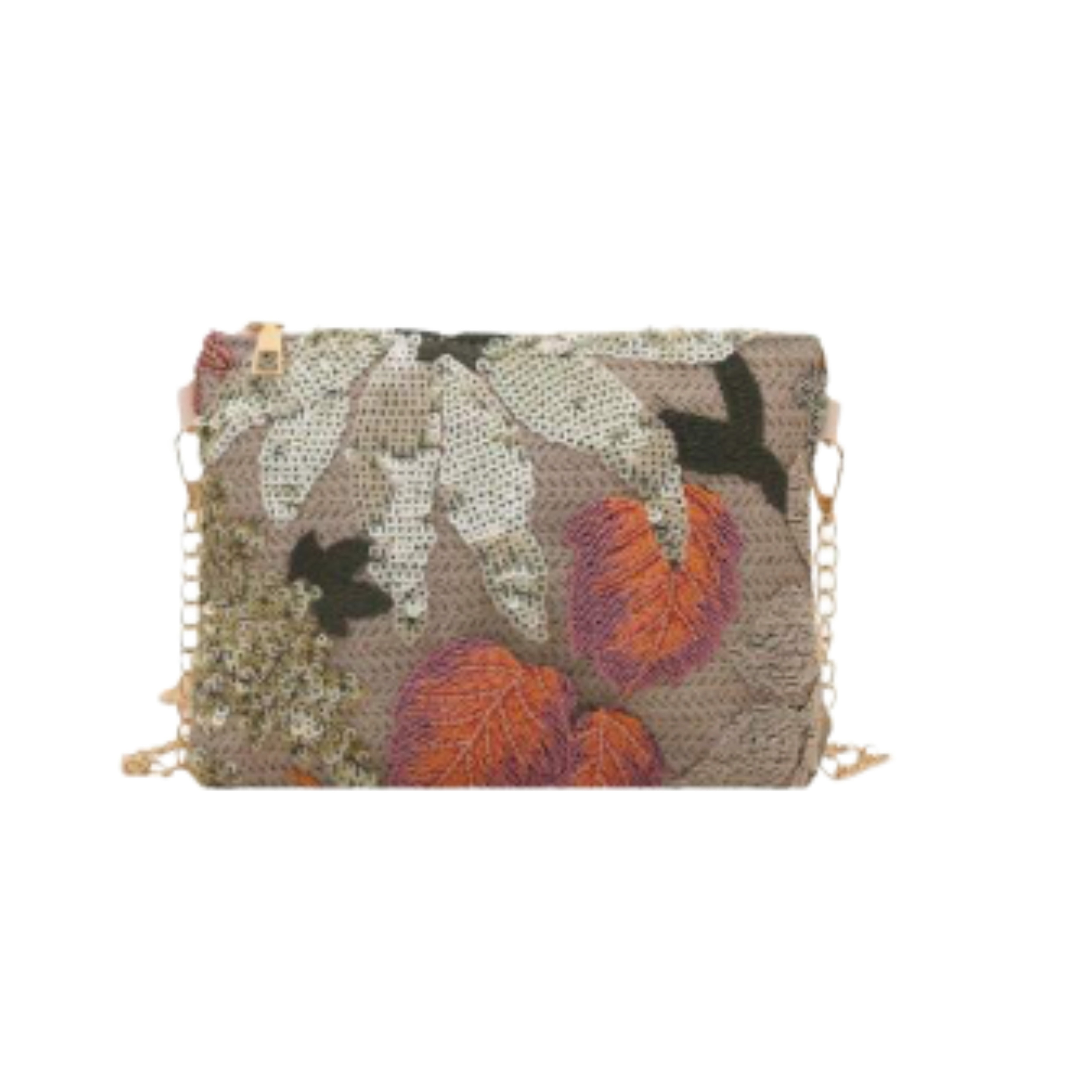 Irene – Elegant Crocodile Print PU Clutch