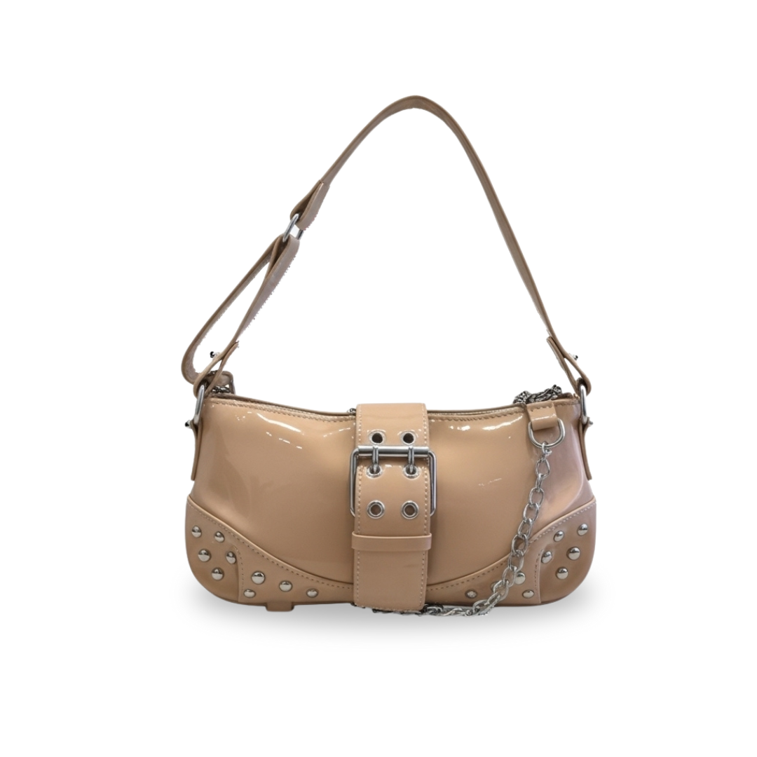 Irene – Leather Chain Strap Shoulder Bag