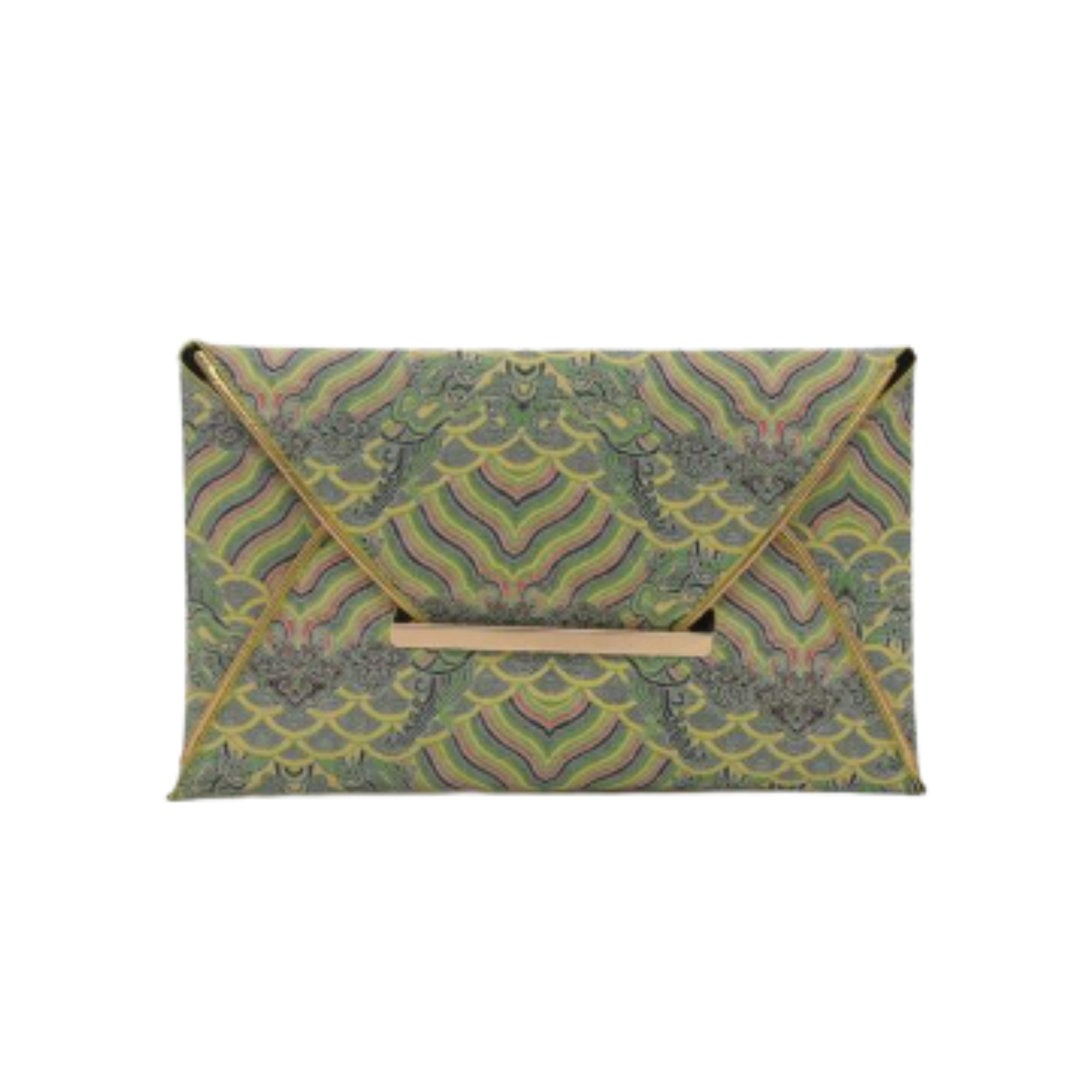Irene – Elegant Crocodile Print PU Clutch