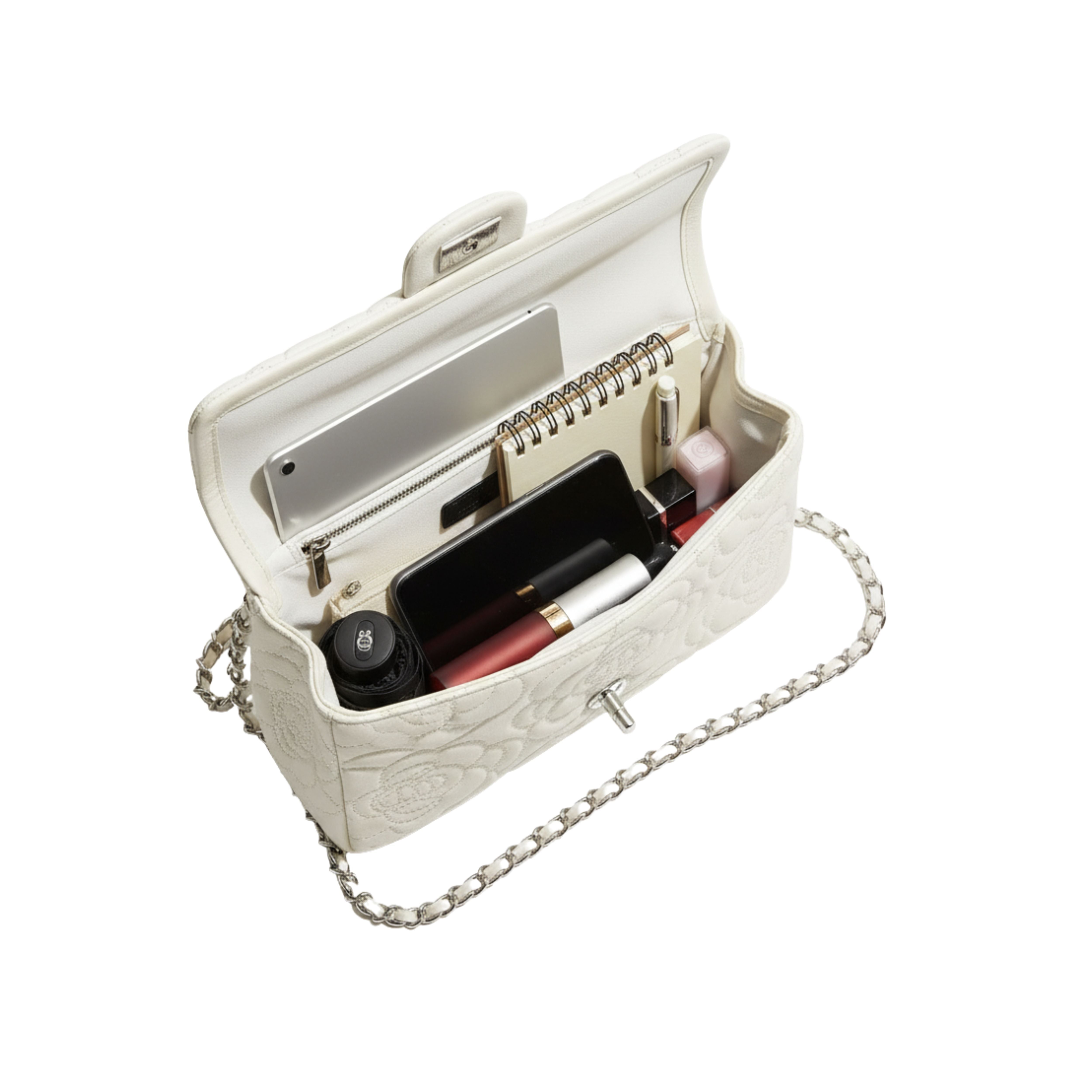 Irene – Soft Sheepskin Quilted Chain Crossbody Bag