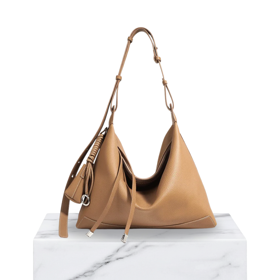 Irene – Genuine Leather Dumpling Tote Bag