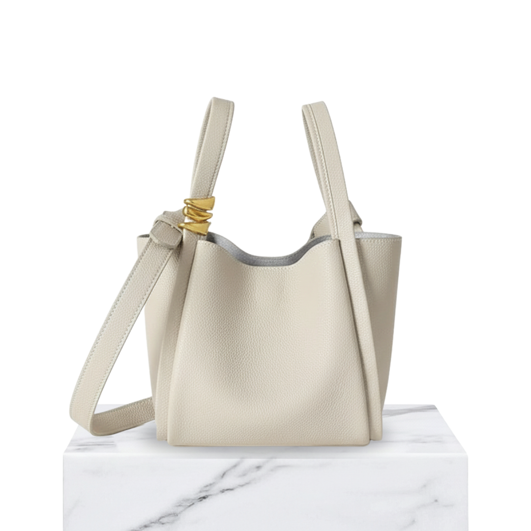 Irene – Premium Leather Crossbody Bucket Bag