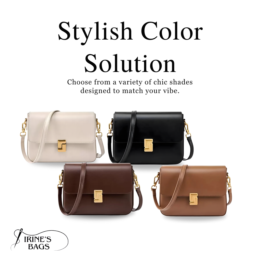 Irene – Premium Leather Functional & Stylish Commuter Crossbody Bag