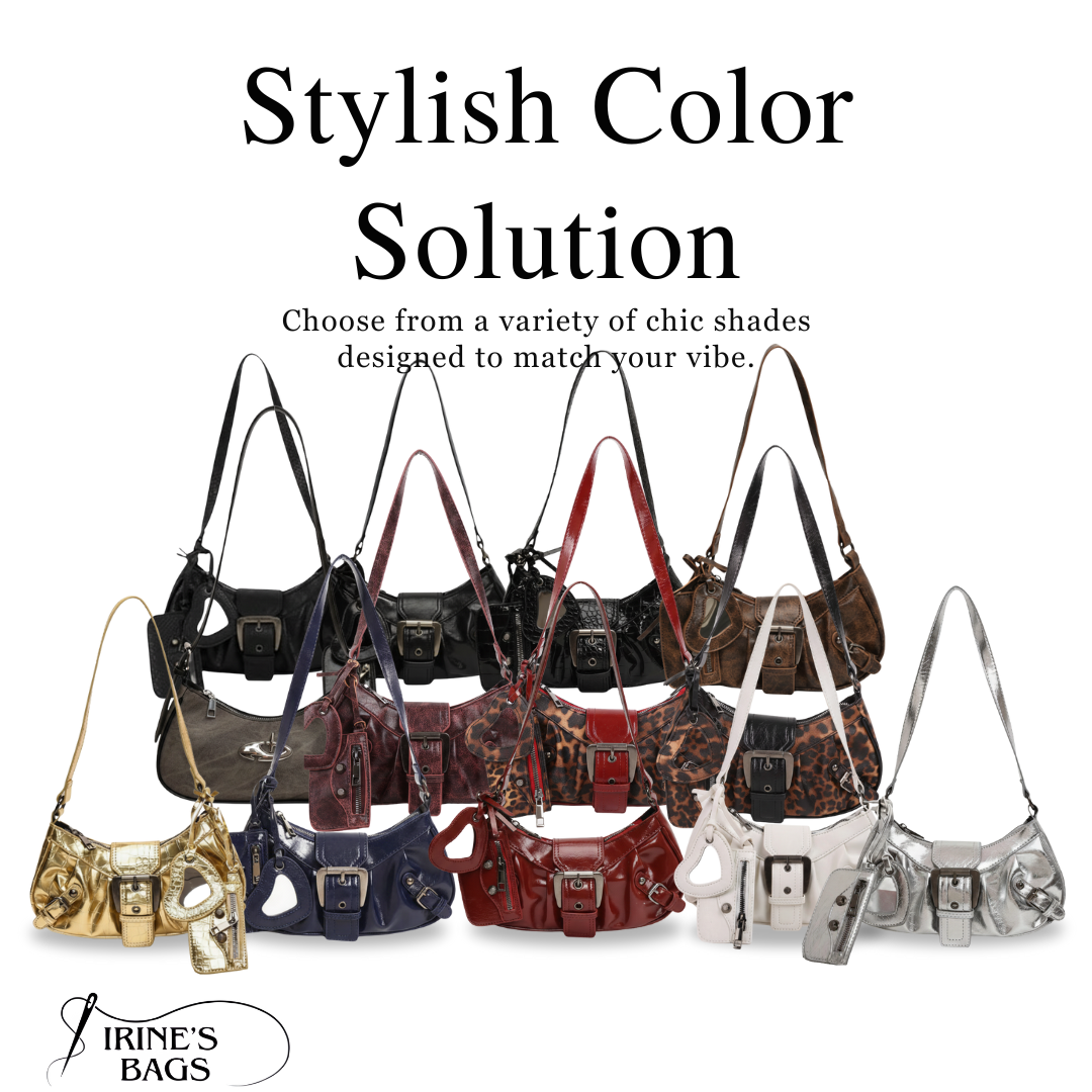 Irene – Festival-Ready Gothic Leather Shoulder Bag