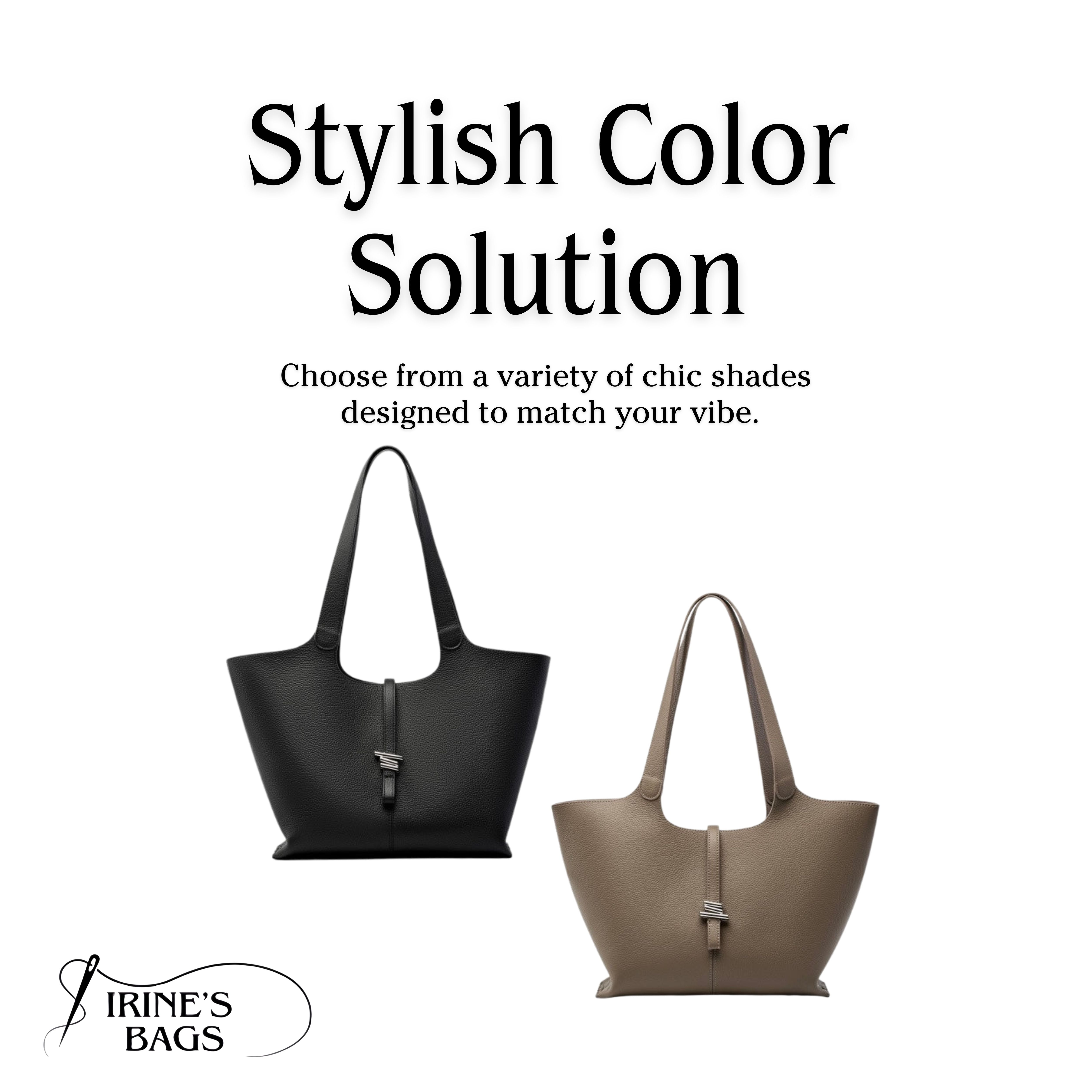 Irene – Functional & Elegant Genuine Leather Office Tote