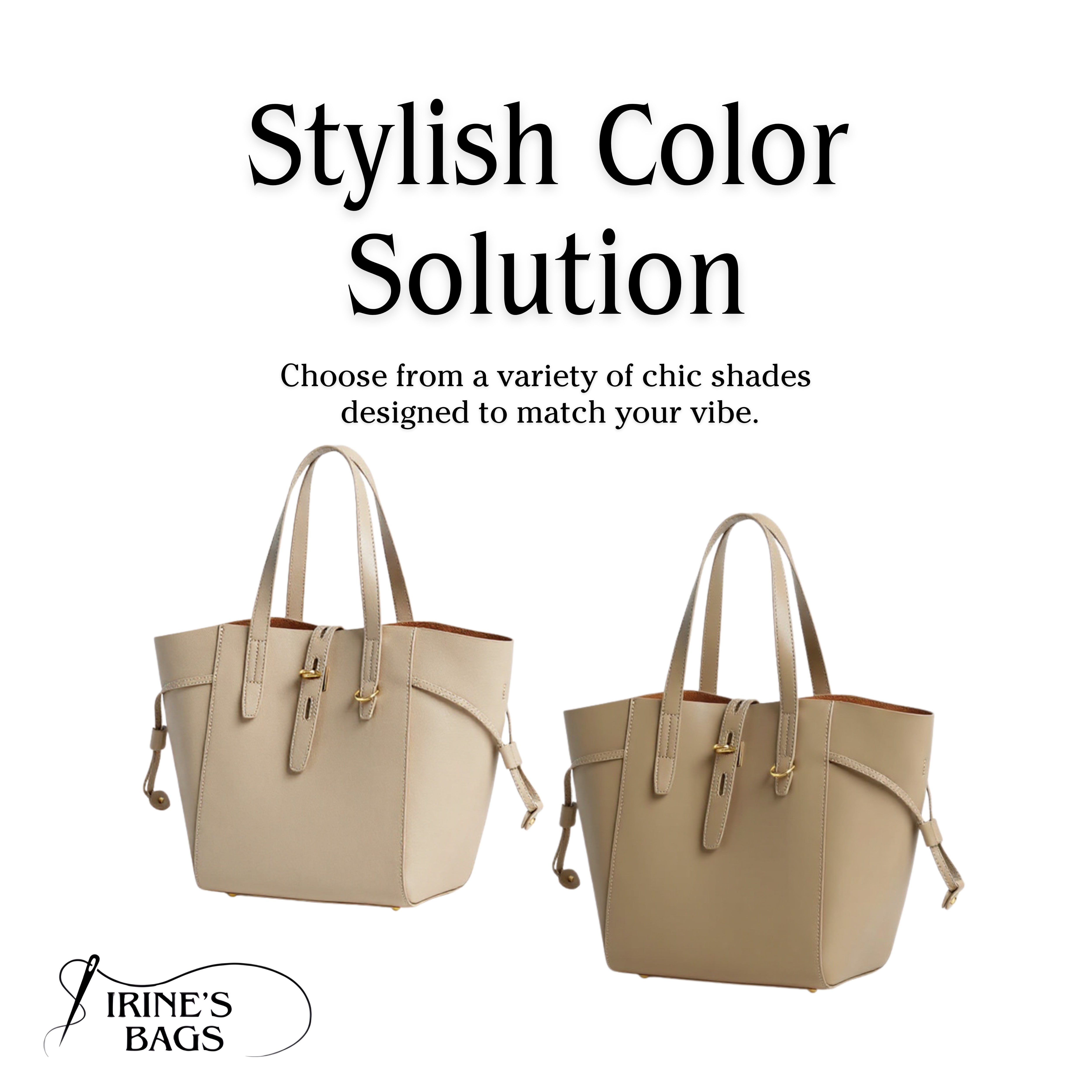 Irene – Versatile Genuine Leather Tote