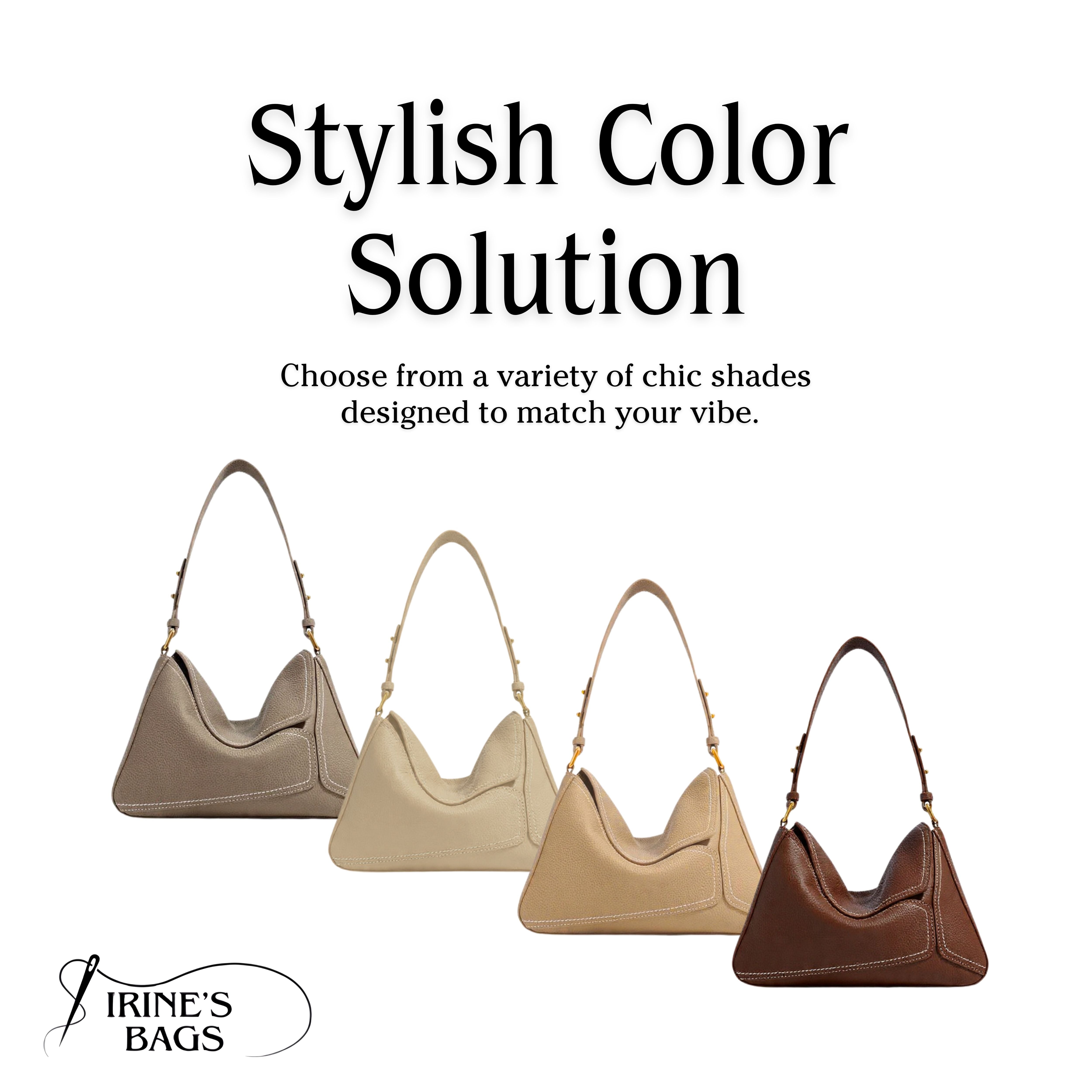 Irene – Sleek & Versatile Leather Shoulder Bag