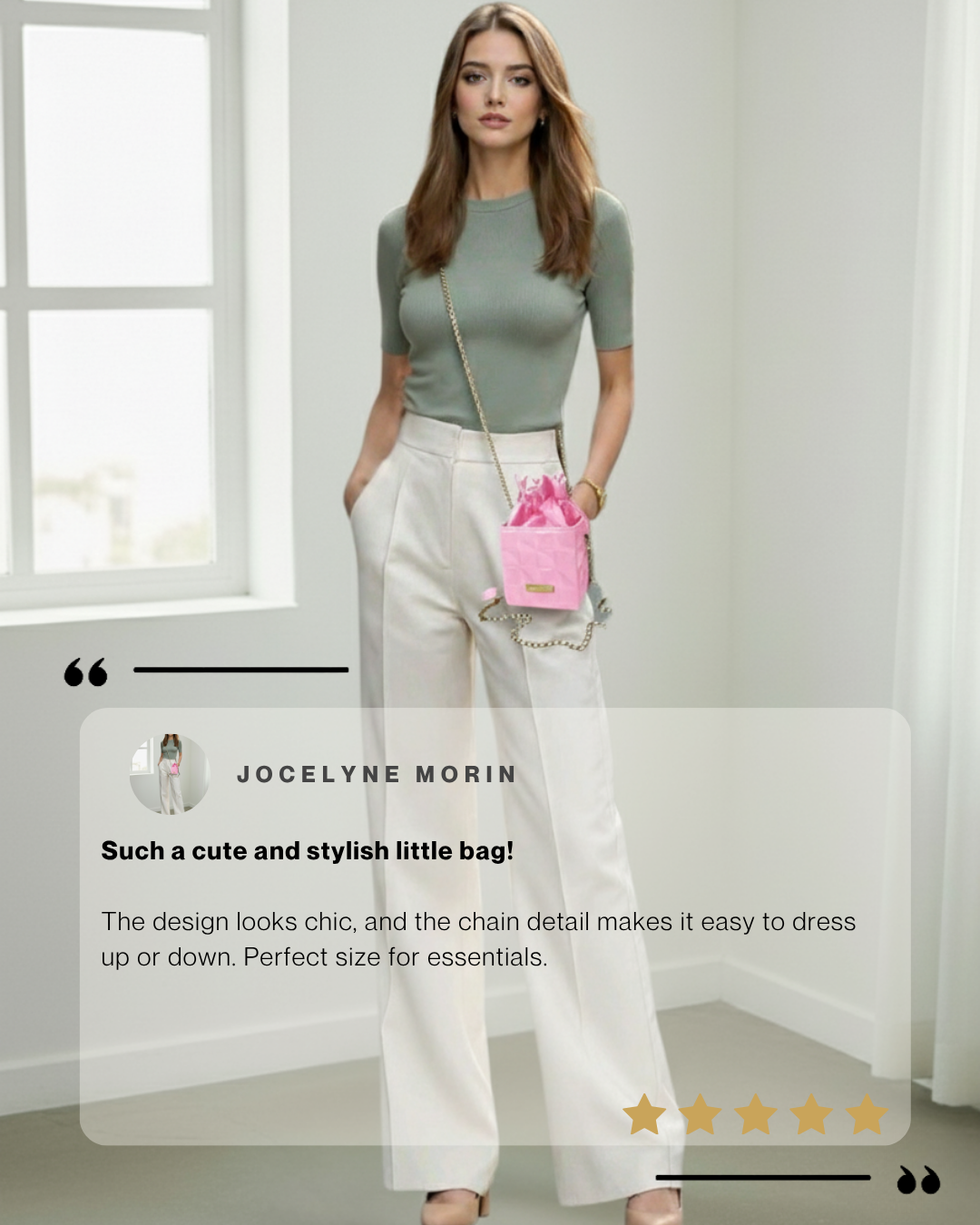 Irene – Luxe Design Mini Crossbody Bag