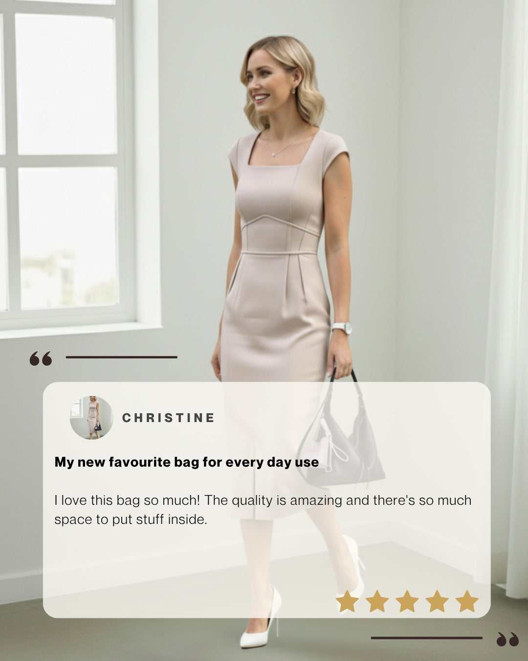 Irene – Functional & Stylish Cowhide Shoulder Bag