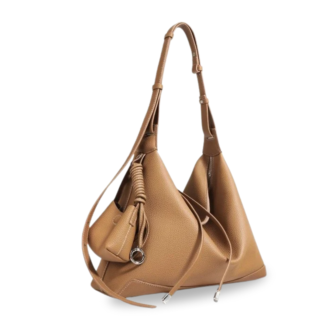 Irene – Genuine Leather Dumpling Tote Bag