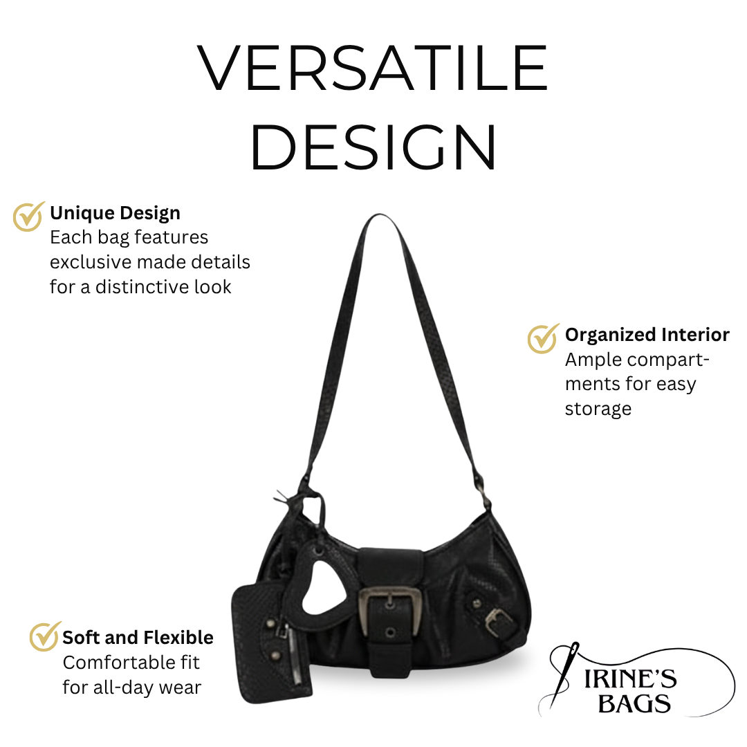 Irene – Festival-Ready Gothic Leather Shoulder Bag