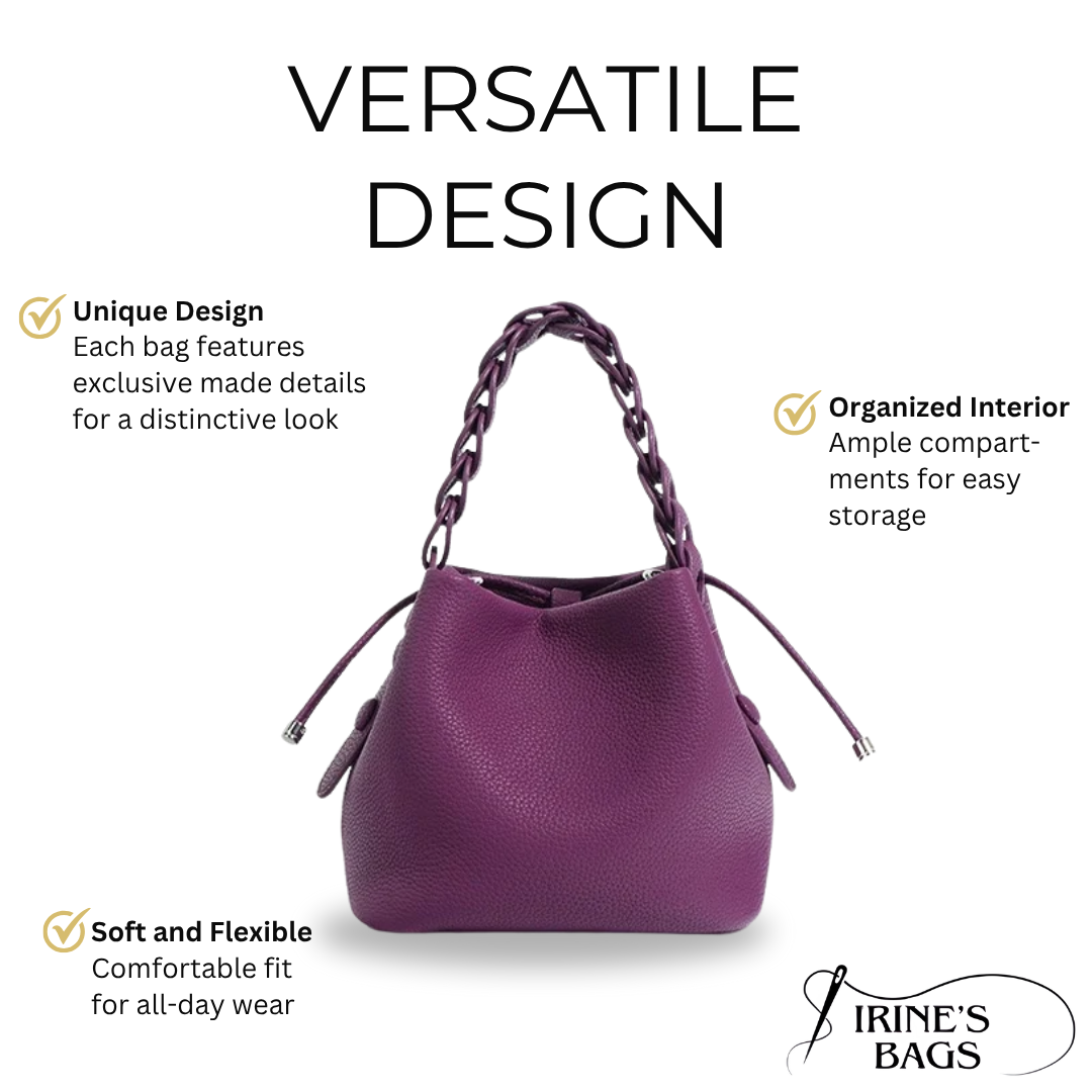 Irene – Stylish & Practical Premium Leather Handheld Bag