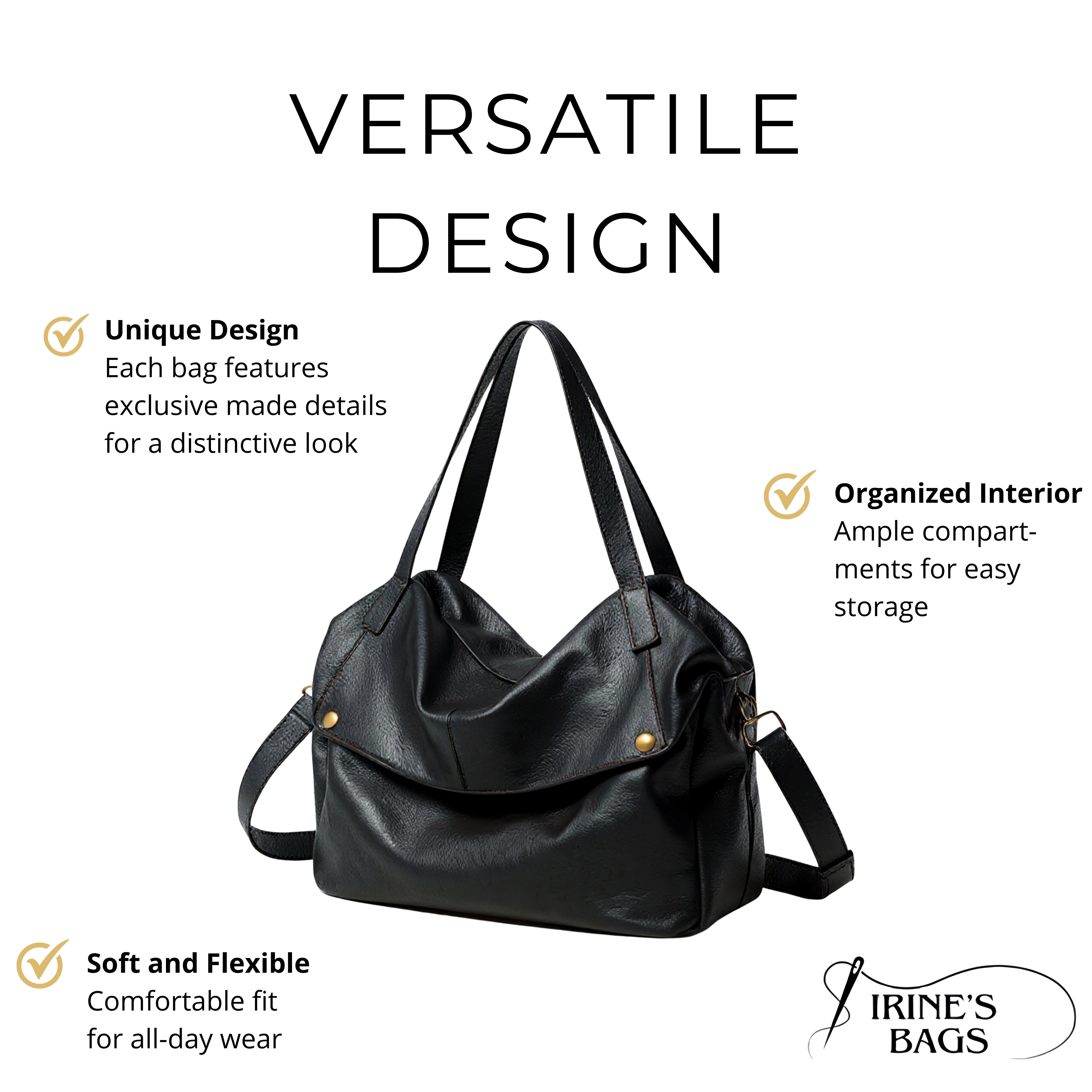 Irene – Soft & Durable Leather Tote Bag