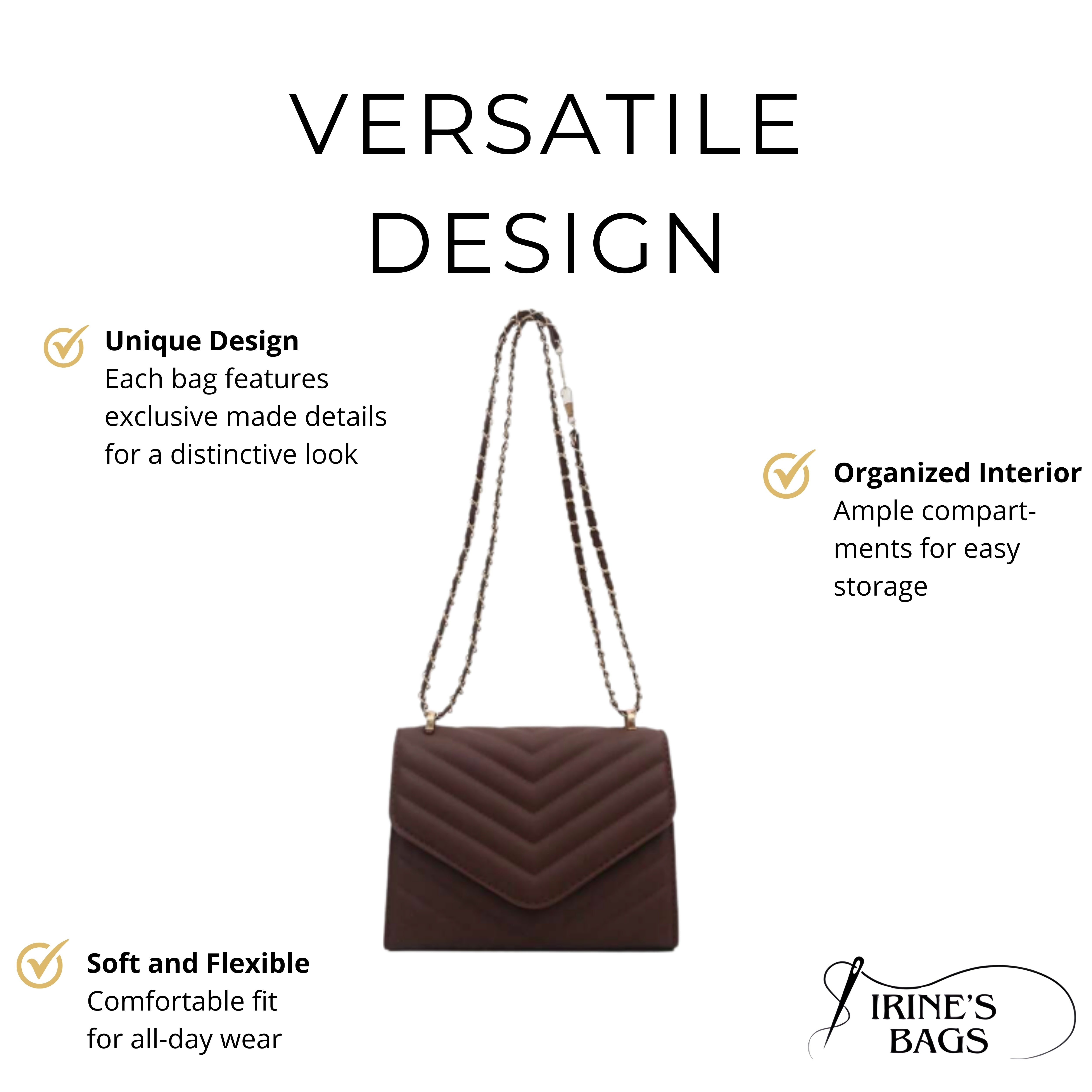 Irene – Classic Design Mini Chain Flap Bag
