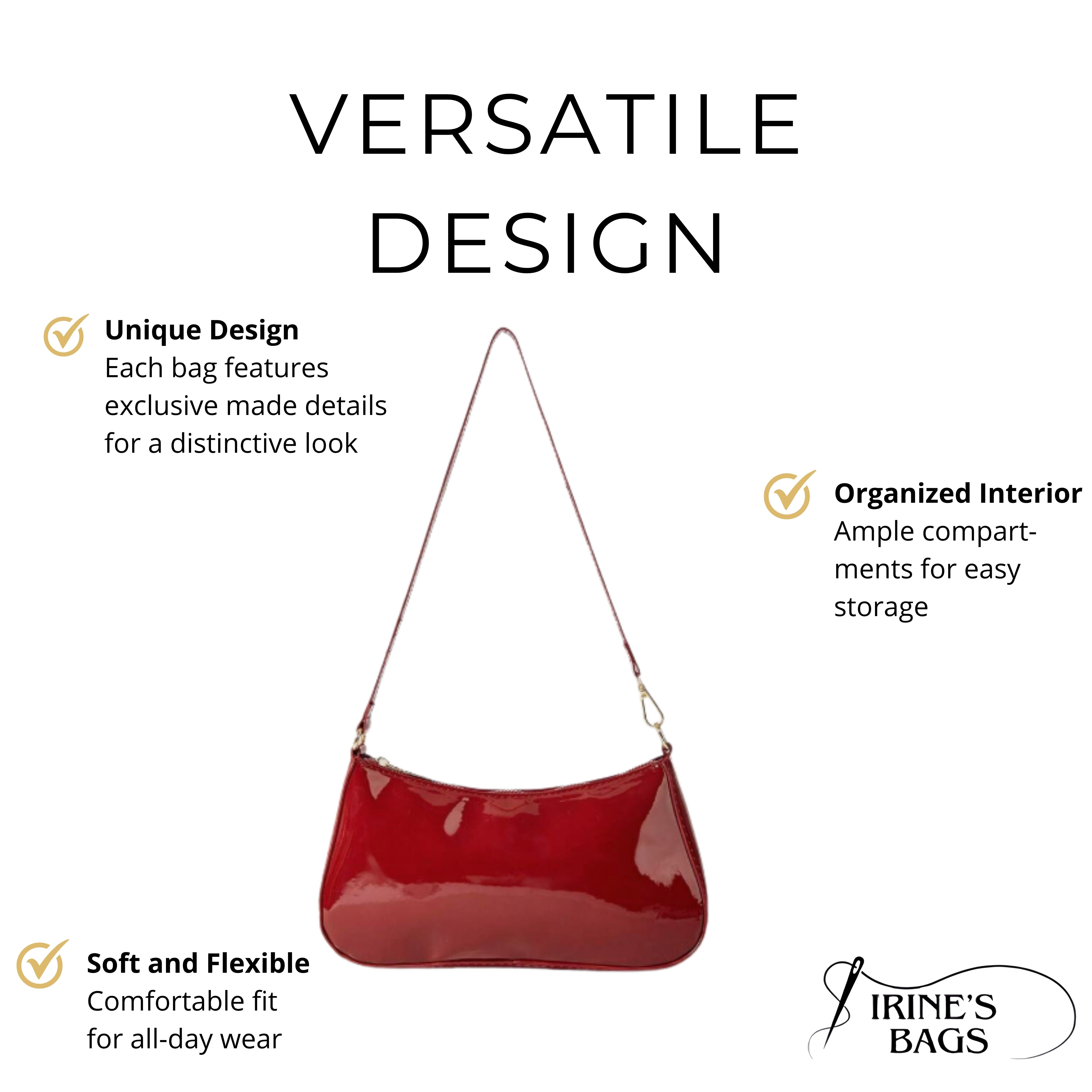 Irene – Minimalist Zipper Shoulder Bag for College Students