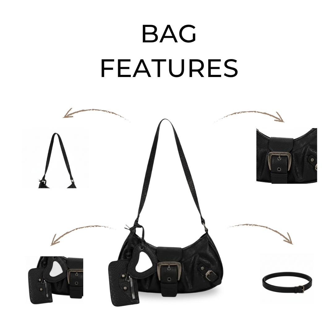 Irene – Festival-Ready Gothic Leather Shoulder Bag