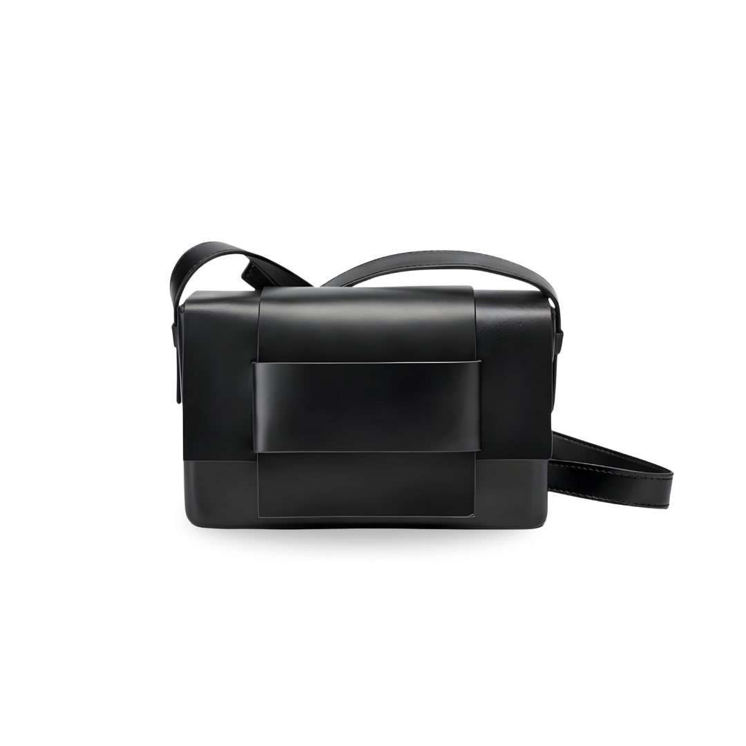 Irene – Premium Woven Leather Timeless Minimalist Crossbody Bag